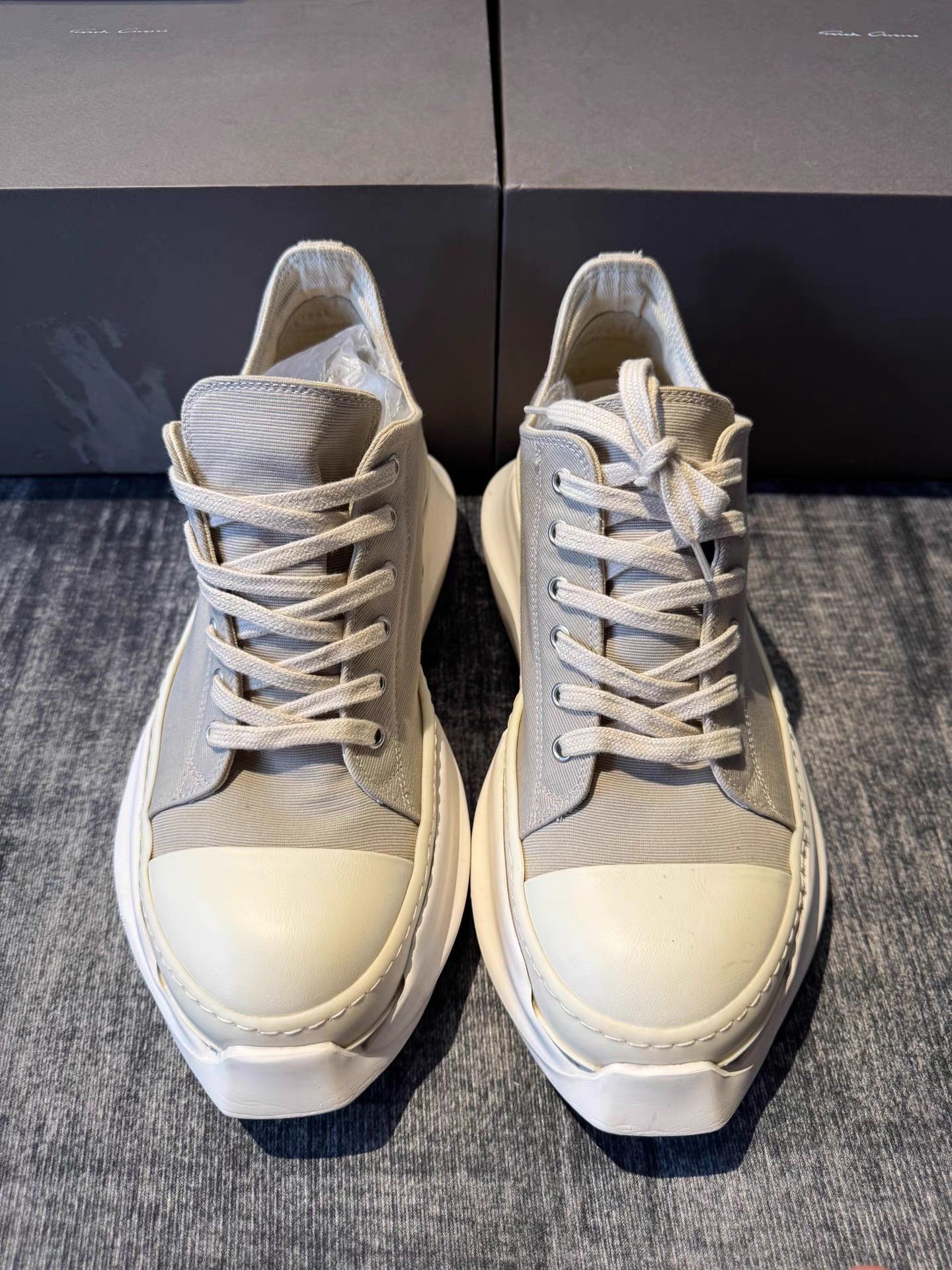 Rick Owens Rick Owens Grey Tank Sole Big Converse Size US 7 / EU 40 - 4 Thumbnail