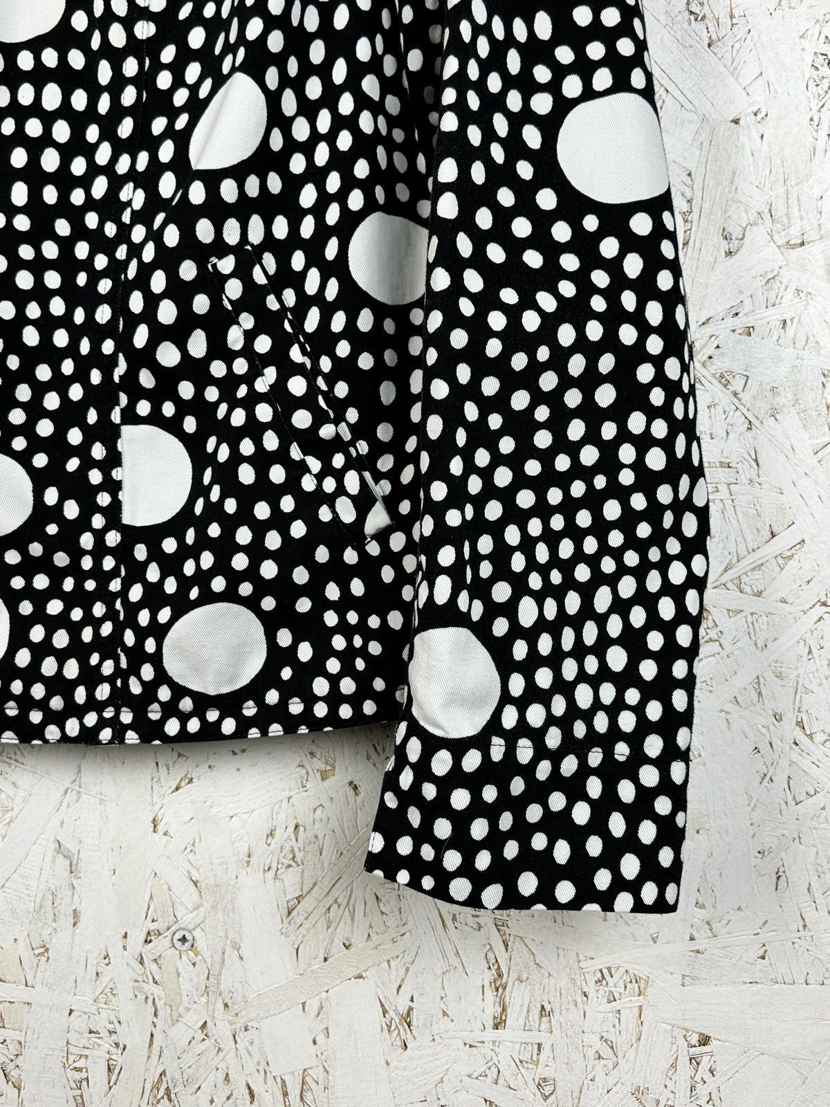 Marimekko Marimekko Black/White Polka Dot Denim Jacket Size 44 Size M / US 6-8 / IT 42-44 - 4 Thumbnail