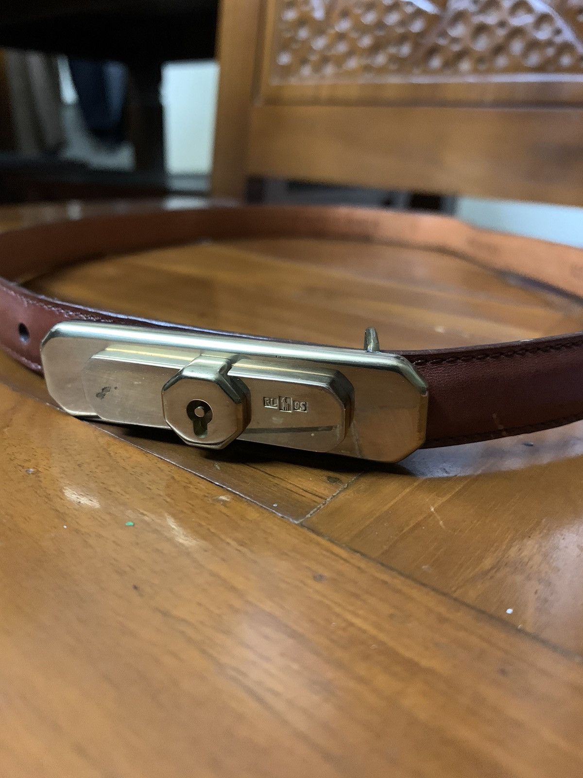 Ralph Lauren × Vintage Vintage ralph laurent leather belt 1995 collection Size ONE SIZE - 2 Thumbnail
