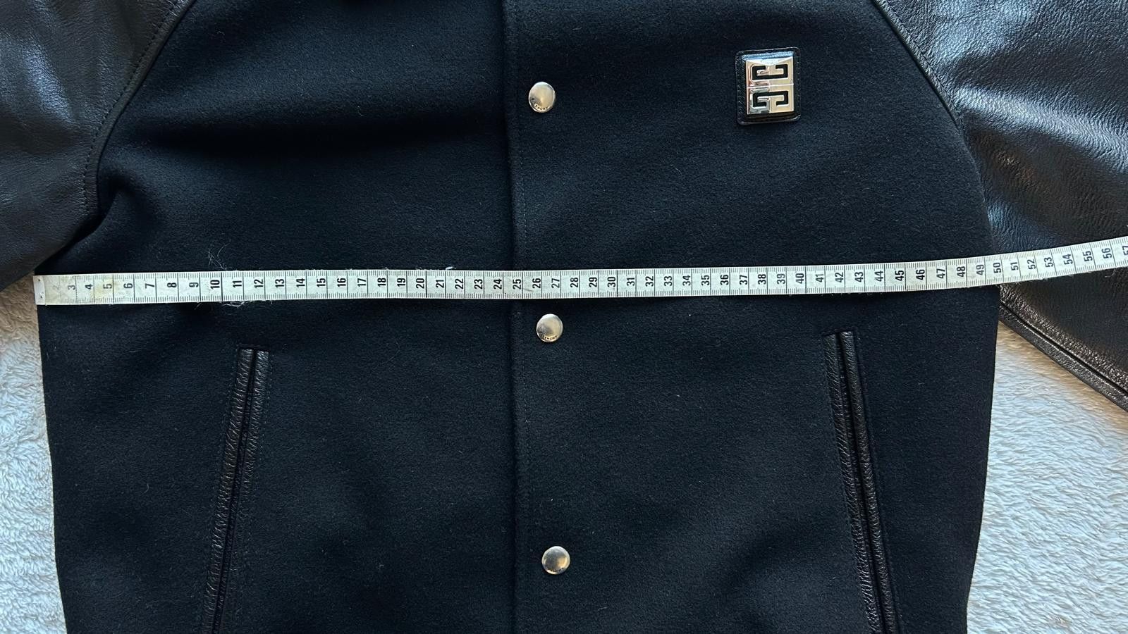 Givenchy Givenchy Leather Wool Varsity Jacket Size 46 Size US S / EU 44-46 / 1 - 9 Thumbnail