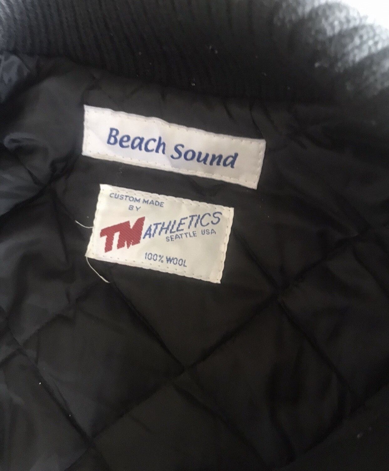 Other 🔥🔥🔥Vtg Wool Varsity sleeve leather Jacket Size US M / EU 48-50 / 2 - 19 Thumbnail