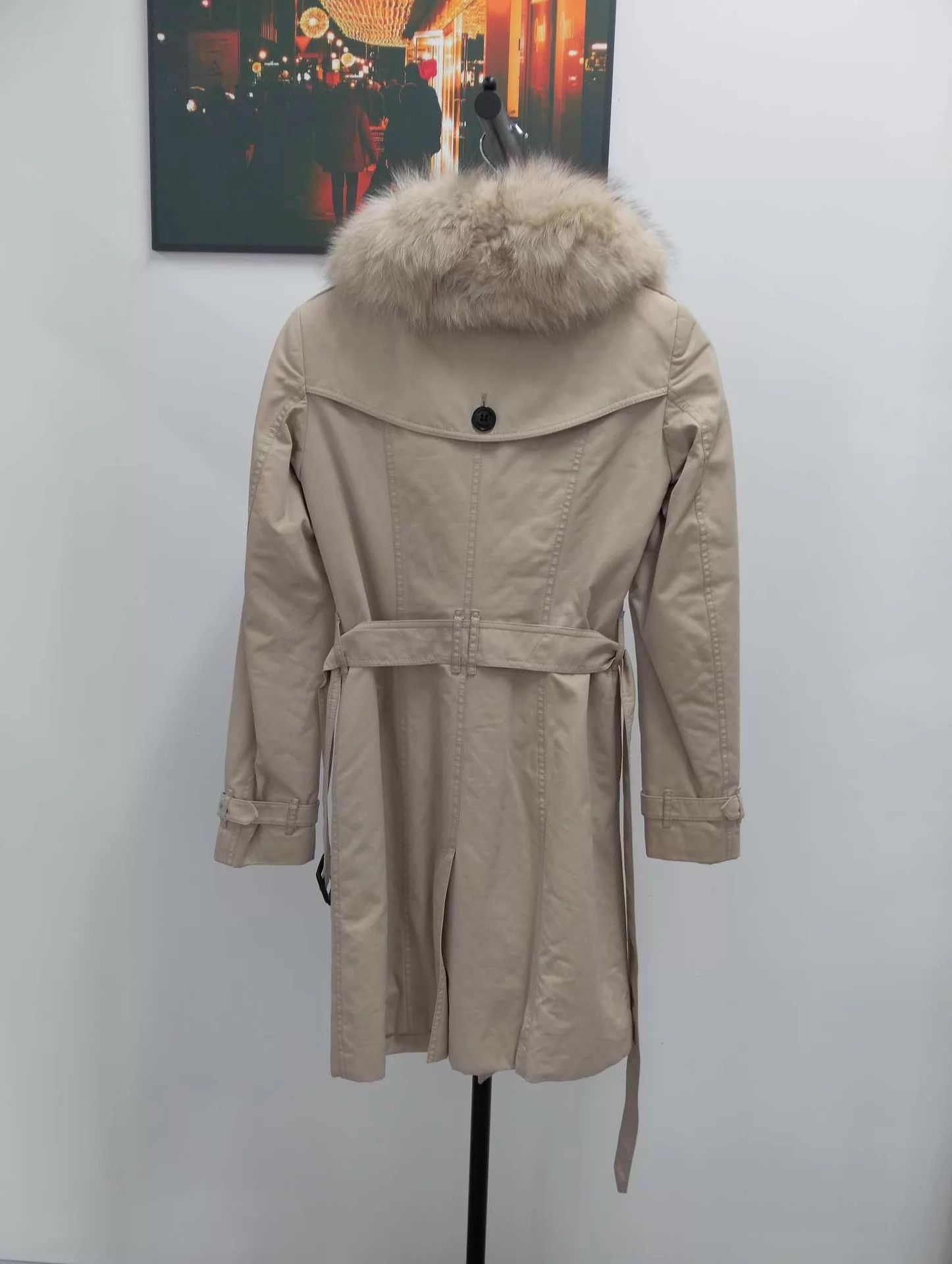 Burberry BURBERRY lamb shearling coat UK6 Size XS / US 0-2 / IT 36-38 - 2 Thumbnail