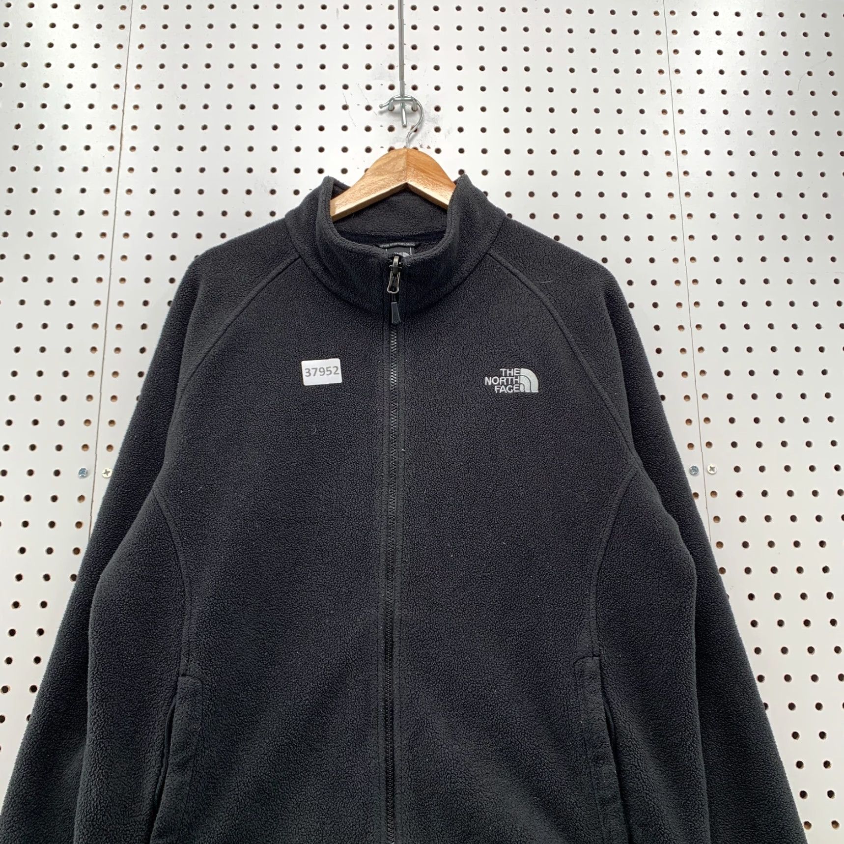 The North Face VINTAGE The North Face Jacket Mens L Black Fleece Long Sleeve Full Zip Outdoor 90s Mens Jacket Size US L / EU 52-54 / 3 - 2 Thumbnail