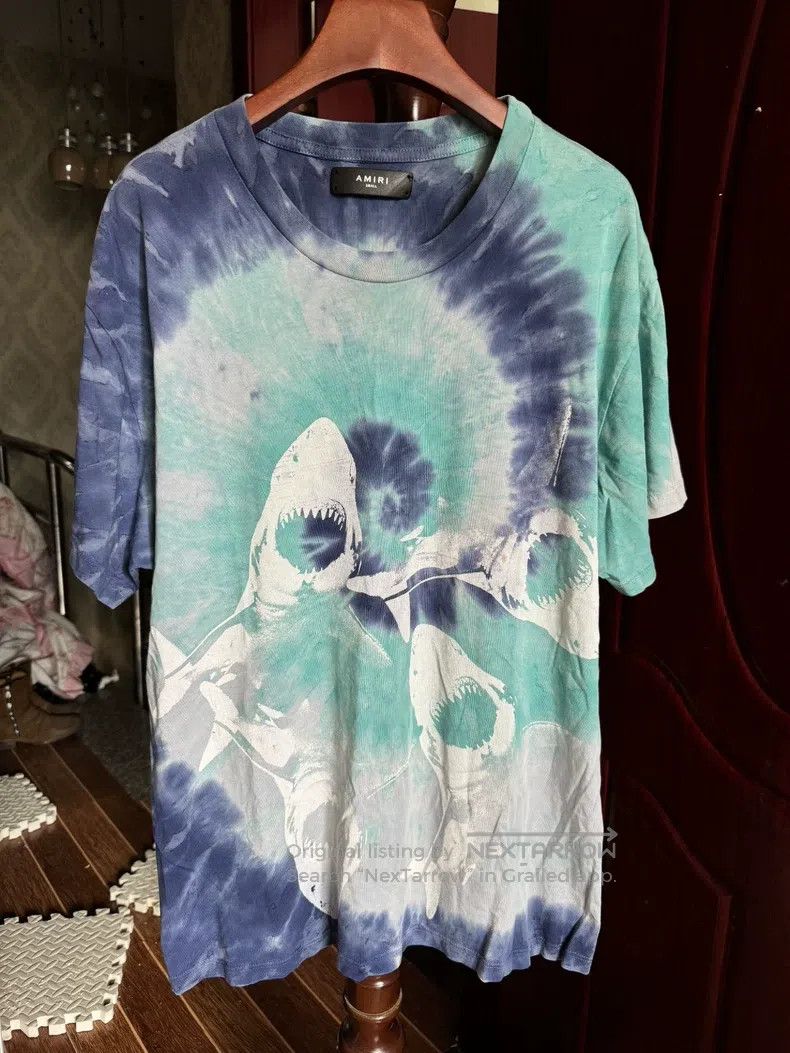 Amiri Amiri Tie-dye shark short-sleeve Size US S / EU 44-46 / 1 - 1 Thumbnail