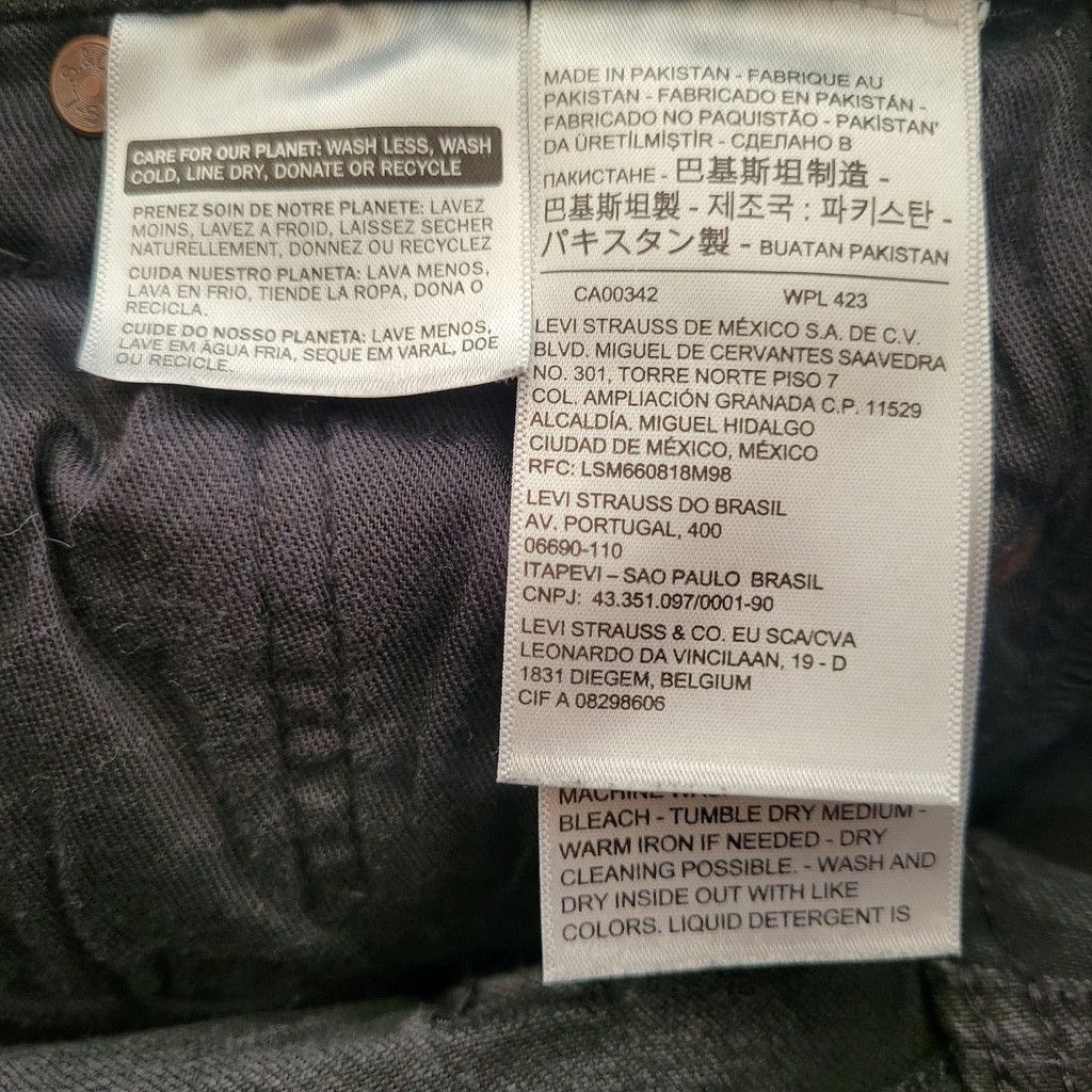 Levi's Levi's Premium Black Jeans 510 Slim Straight Size 29/30 Mens Size US 29 - 12 Thumbnail