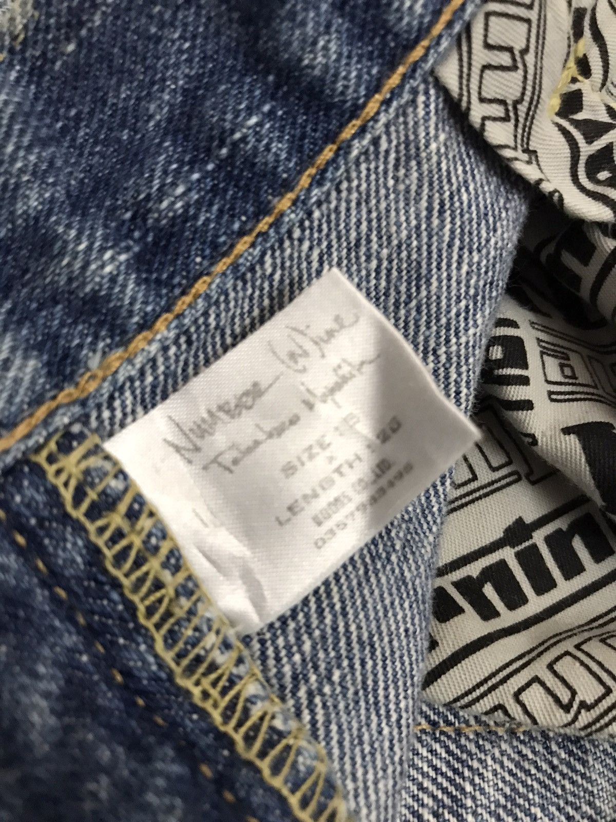 Number (N)ine Rare Number Nine Short denim archive Size US 32 / EU 48 - 11 Thumbnail