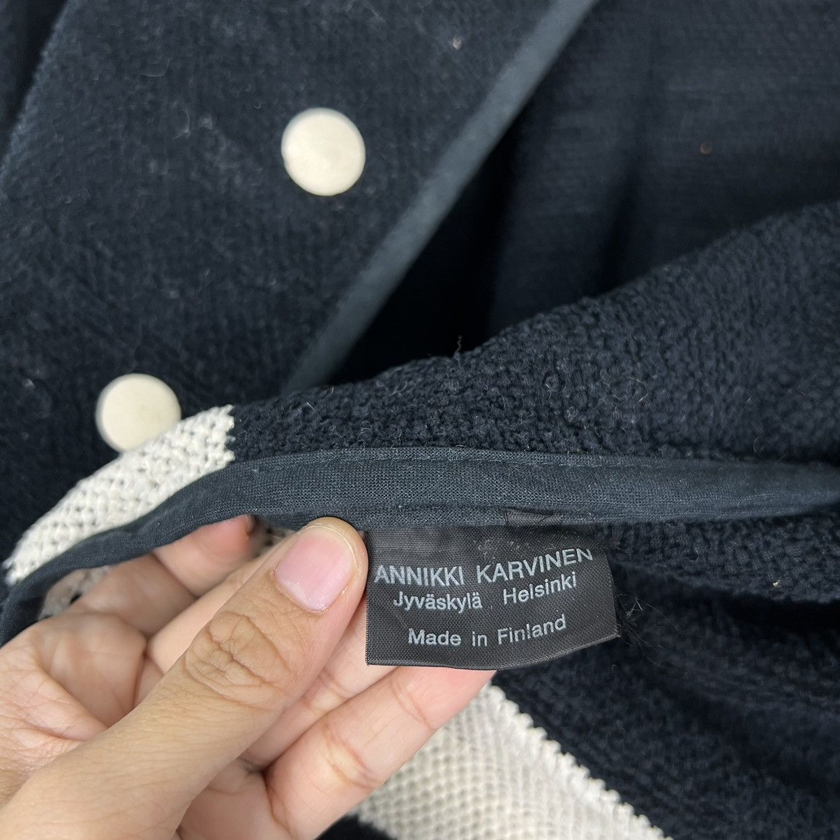 Annikki Karvinen 🔥 VINTAGE ANNIKKI KARVINEN HANDMADE IN FINLAND Size US M / EU 48-50 / 2 - 15 Thumbnail