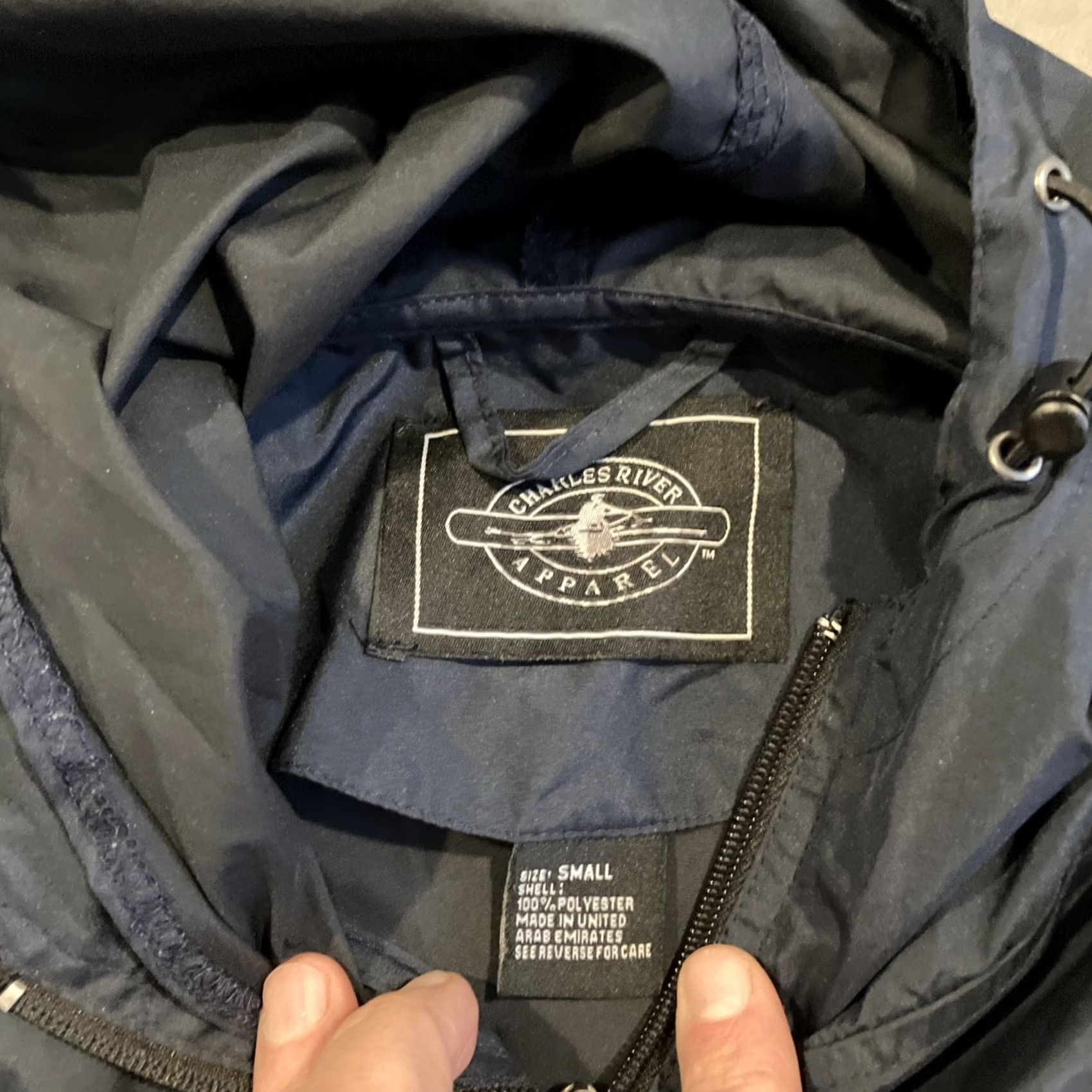 Vintage Grateful Dead Charles River Rain Pullover Jacket Packable CUSTOM 1/2 Zip Blue S Men Size US S / EU 44-46 / 1 - 3 Thumbnail