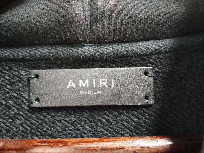 Amiri Amiri Bone black hooded pullover sweatshirt size 38 -DMC Size US M / EU 48-50 / 2 - 3 Thumbnail