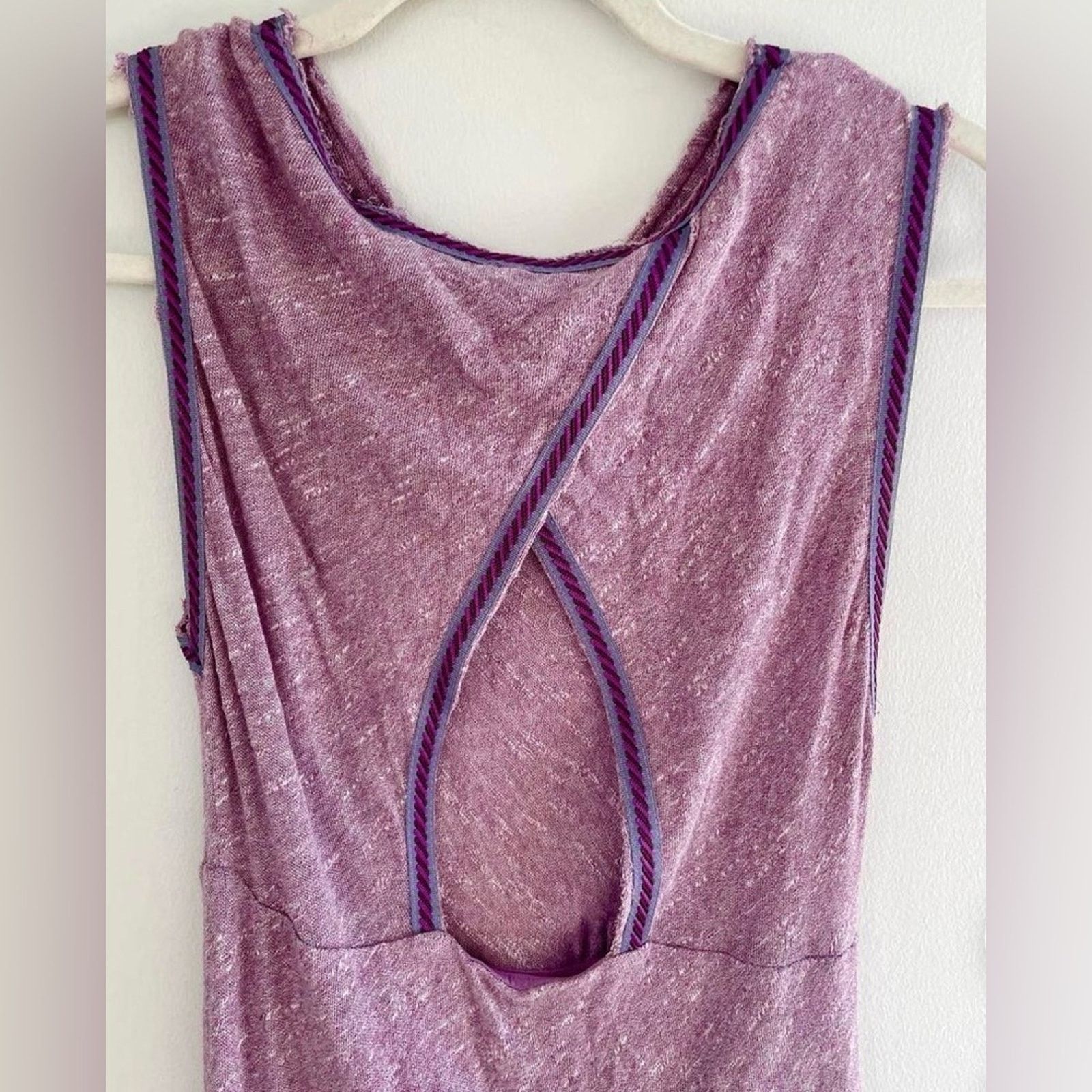 Free People Free People Purple Sleeveless Maxi Gown, Size Small Size S / US 4 / IT 40 - 5 Thumbnail