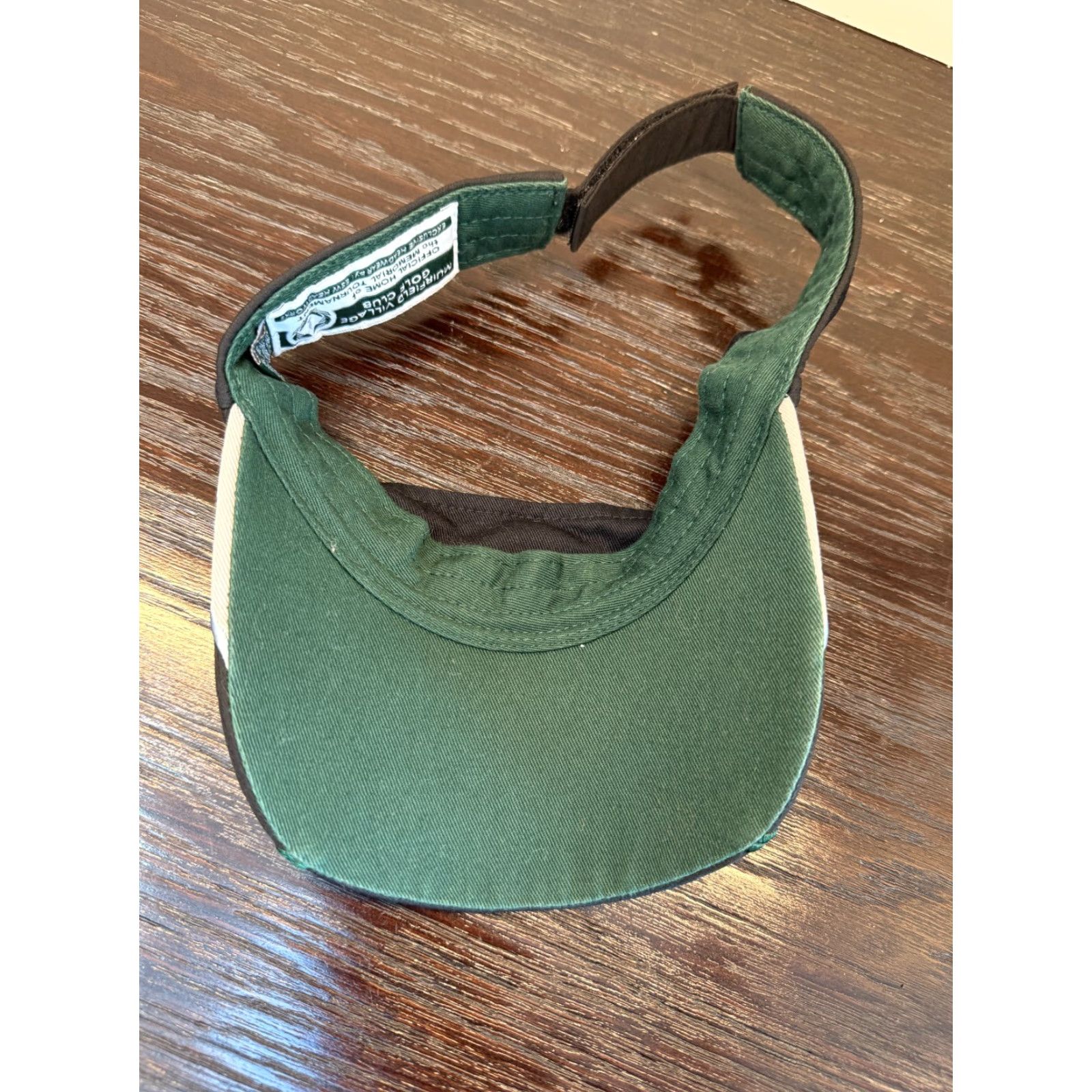 Vintage Muirfield Village Golf Club Visor Hat Mens Black Adjustable Strapback MVGC Size ONE SIZE - 6 Thumbnail
