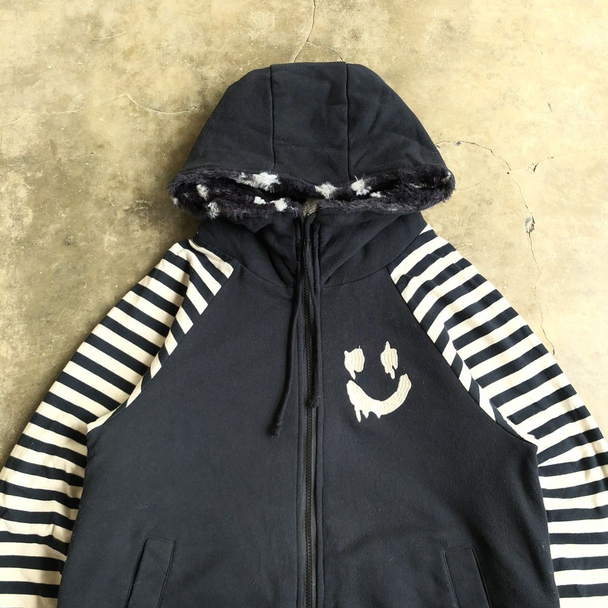 Hysteric Glamour 2000s World Love Smile & Stars Flecee Reversible Zip Lgb Size US M / EU 48-50 / 2 - 14 Thumbnail