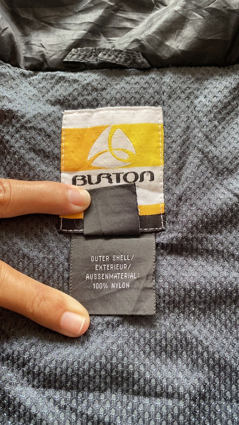 Burton 2000’s Burton Heater Ripstop Nylon Zip Jacket Size US L / EU 52-54 / 3 - 3 Thumbnail