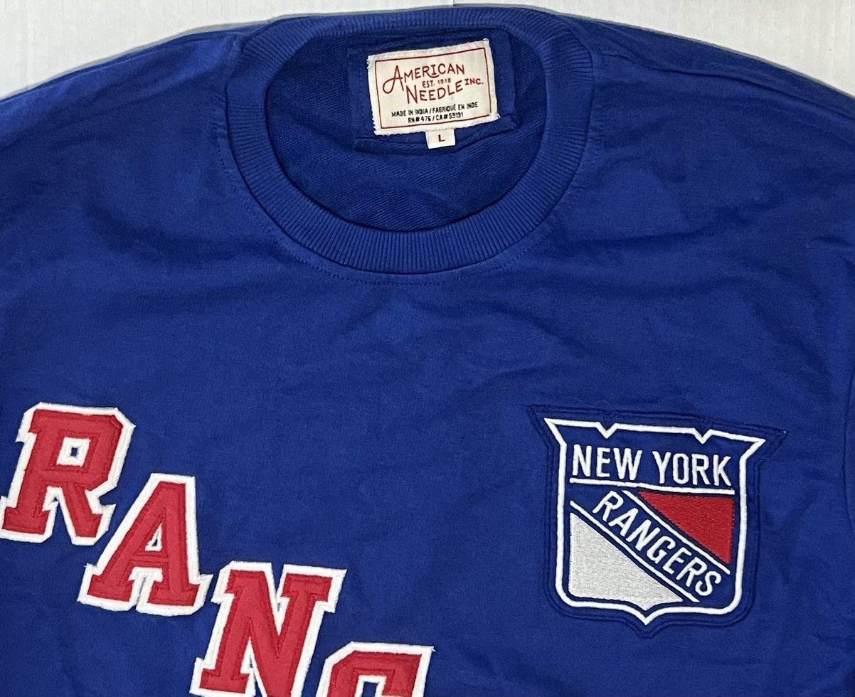 American Needle New York Rangers American Needle Sweatshirt Shirt Size US L / EU 52-54 / 3 - 3 Thumbnail
