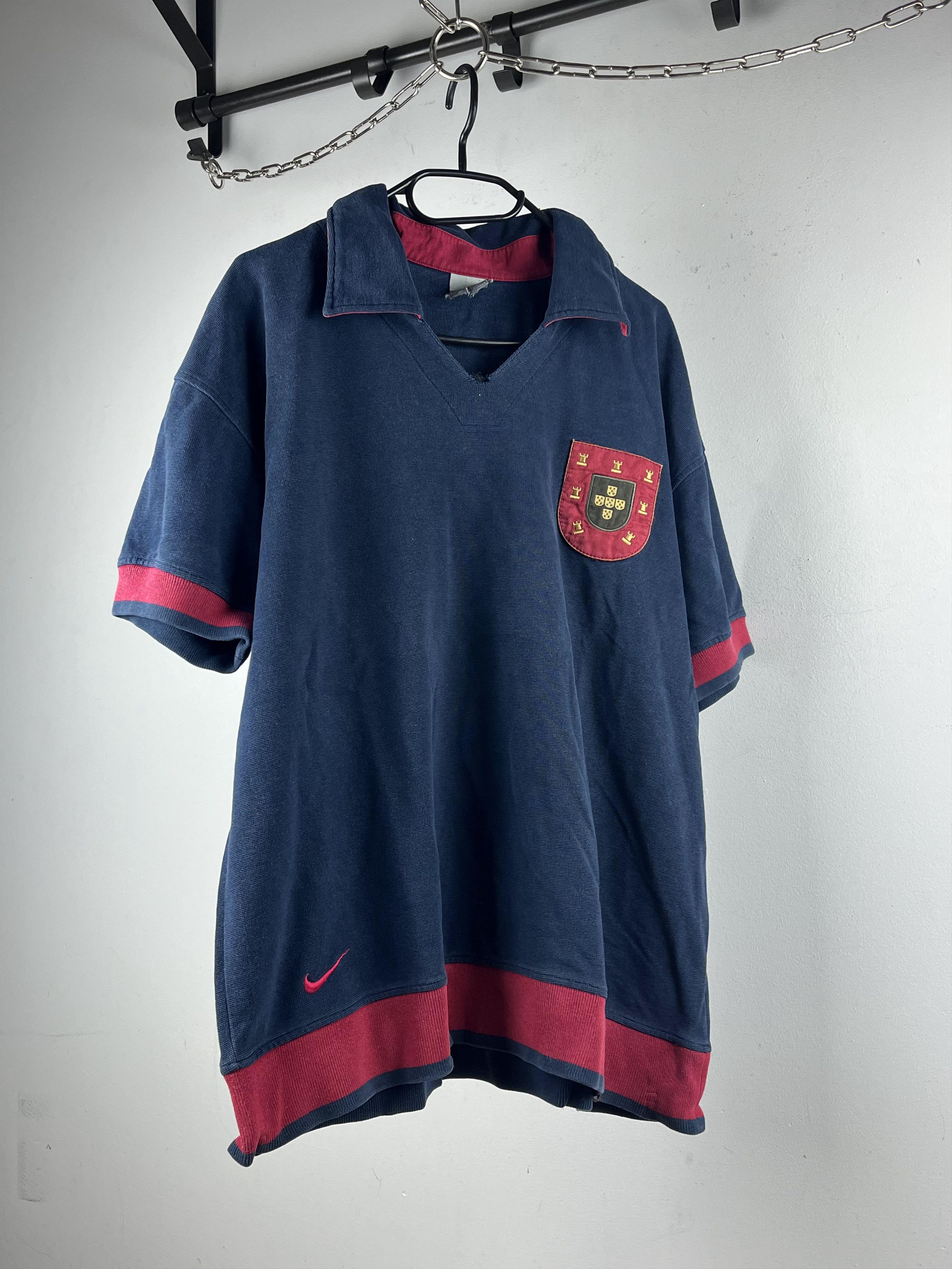 Nike × Vintage 💿RARE! NIKE VINTAGE 90s POLO SHIRT Size US XL / EU 56 / 4 - 1 Thumbnail