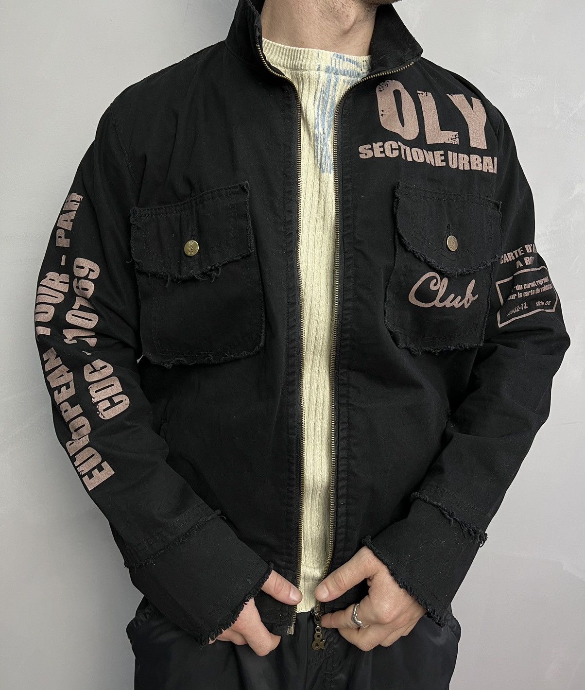 Hysteric Glamour × Junya Watanabe VT Avant Garde Diesel Dolce Gabbana Style Italy Jacket 90s Size US L / EU 52-54 / 3 - 2 Thumbnail