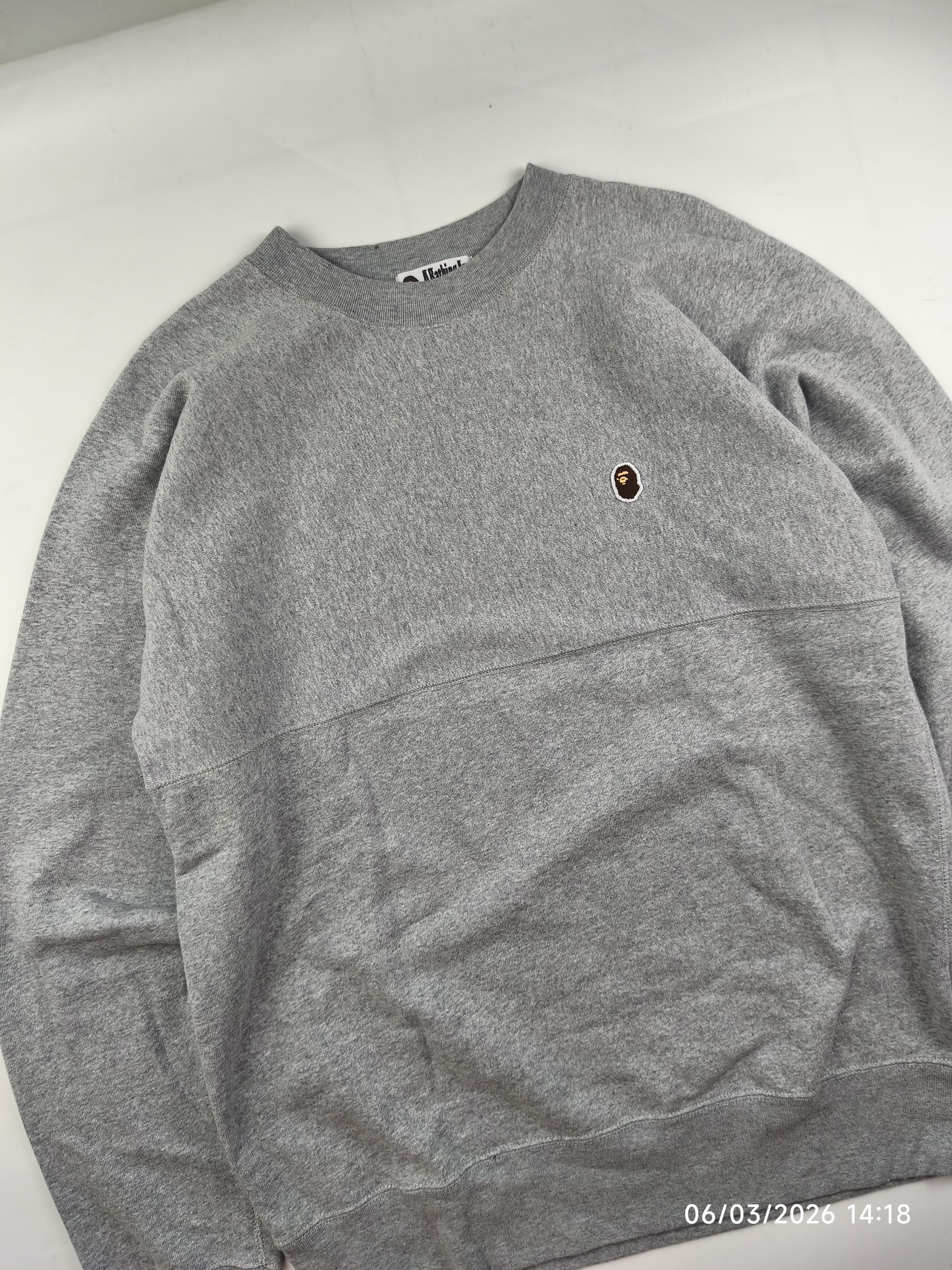 Bape Bape - one point - multi camou script sweatshirt Size US L / EU 52-54 / 3 - 3 Thumbnail
