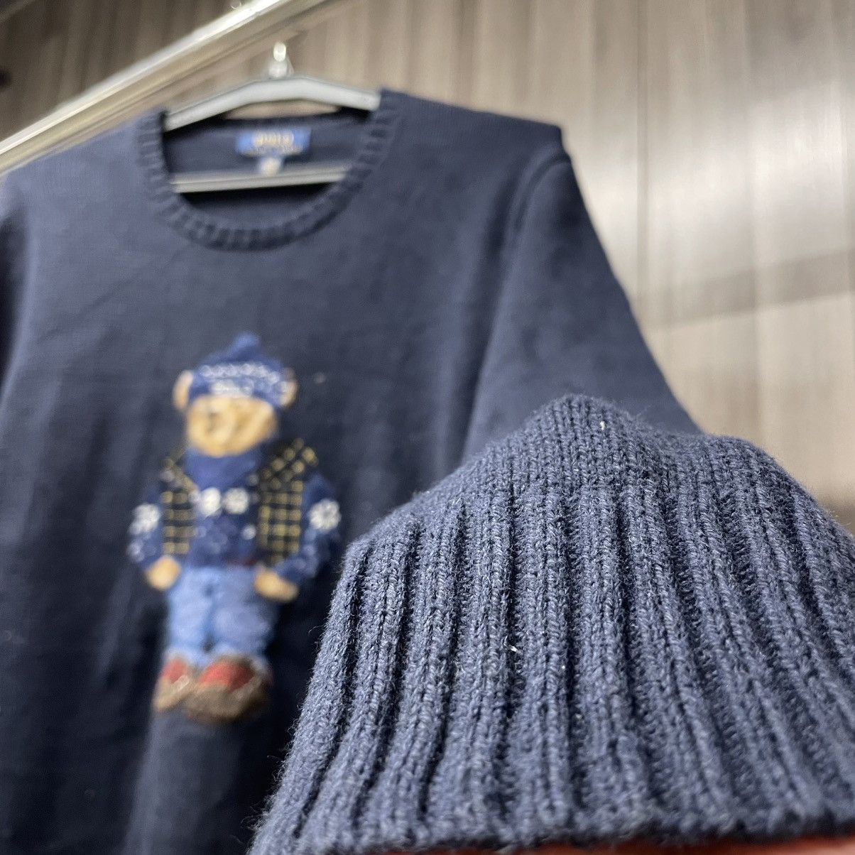 Polo Ralph Lauren Polo Ralph Lauren polo bear sweater Size US XL / EU 56 / 4 - 5 Thumbnail