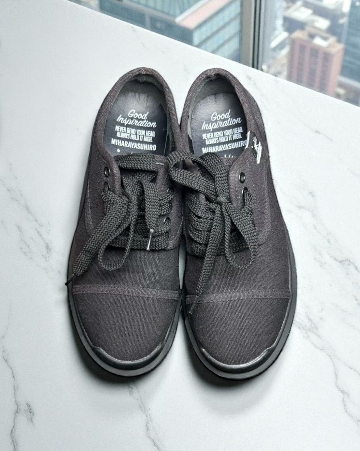 GU × Maison MIHARA YASUHIRO GU x Mihara Yasuhiro Canvas Derby | Rare Street Sneaker Size US 7.5 / EU 40-41 - 2 Thumbnail