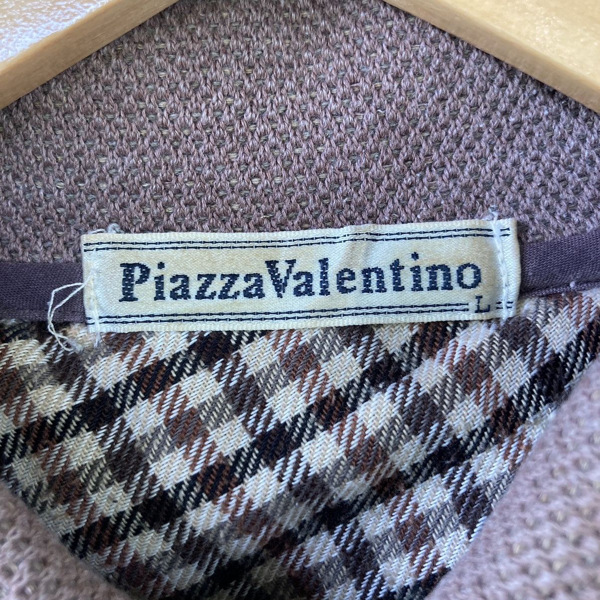 Vintage Vintage Piazza Valentino Brown Sweatshirt Size US L / EU 52-54 / 3 - 5 Thumbnail