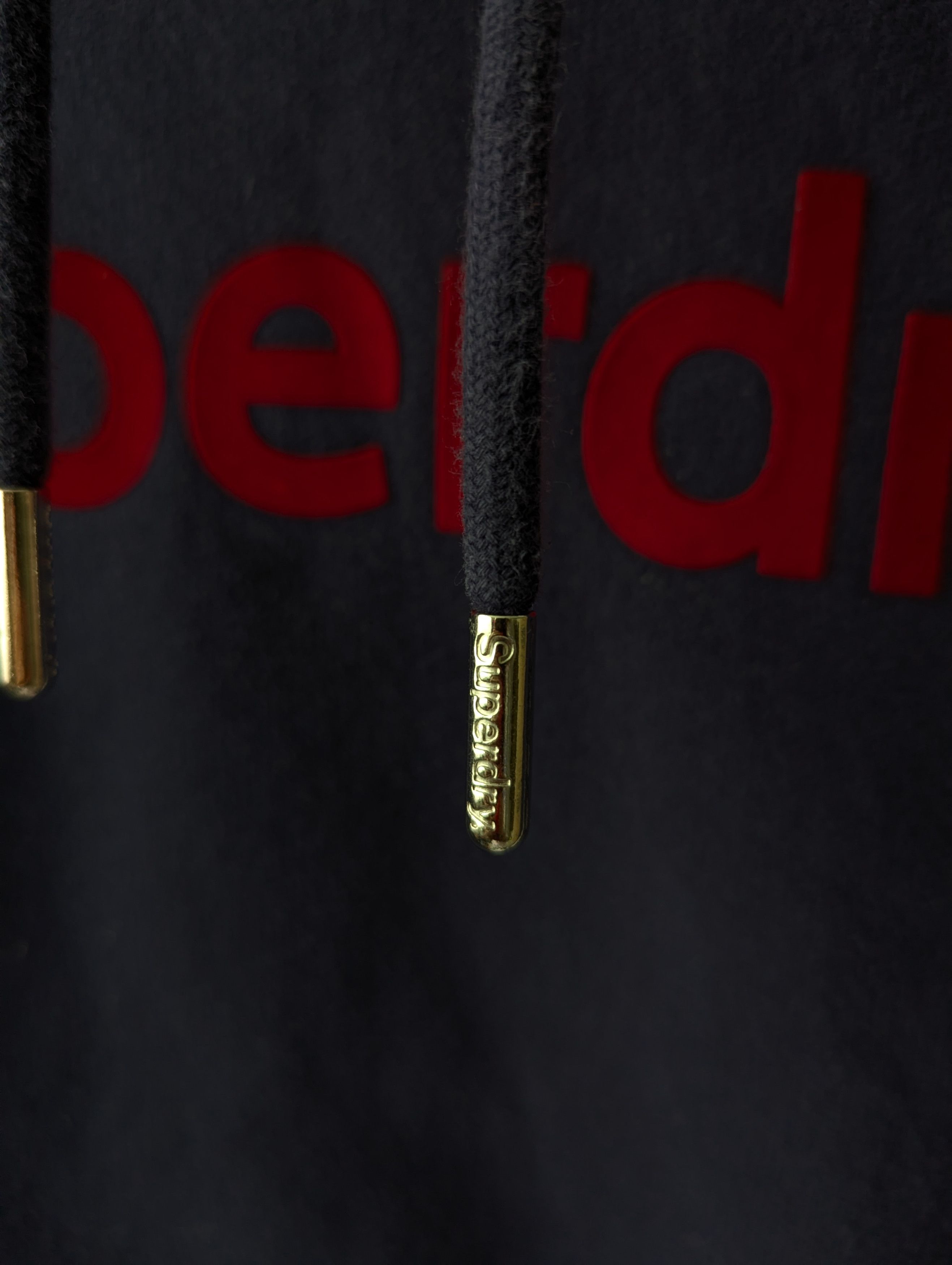 Superdry Superdry Logo Hoodie Navy Red Streetwear Skate Y2K Size M / US 6-8 / IT 42-44 - 4 Thumbnail