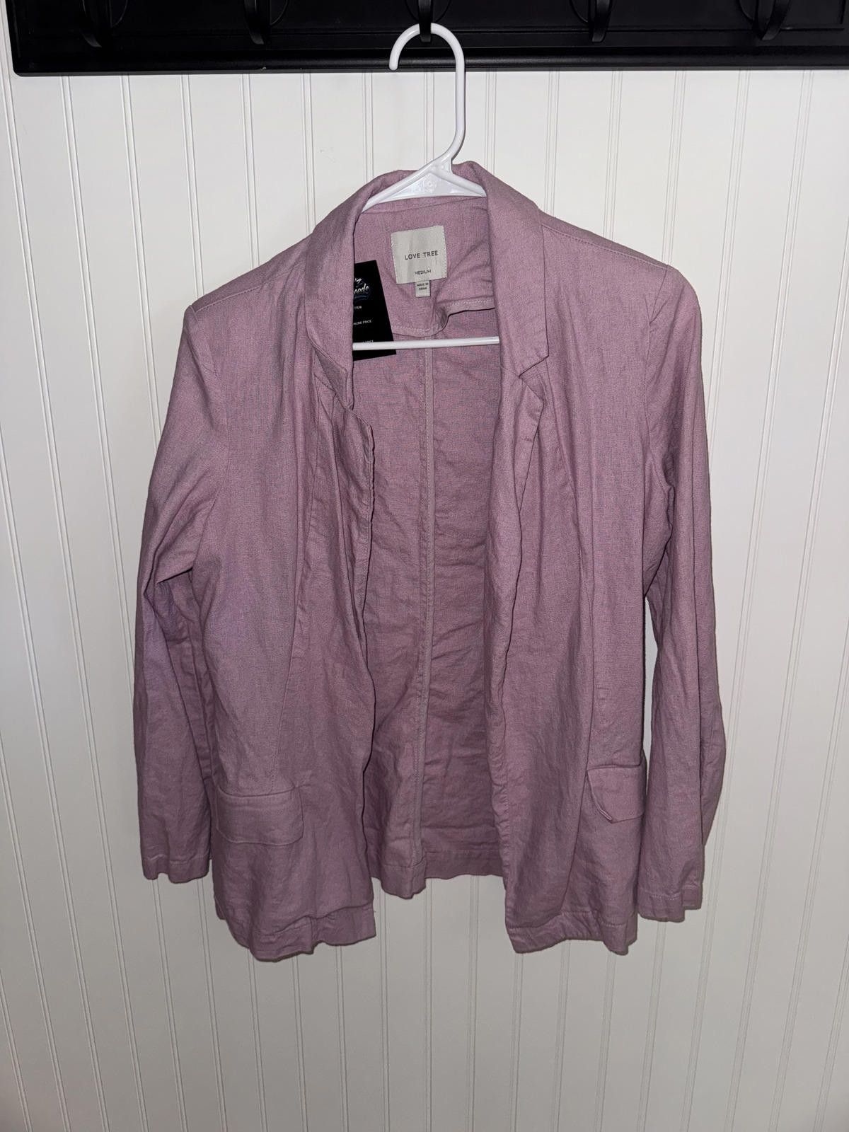 Other Love Tree Medium Pink Open Front Cardigan Size M / US 6-8 / IT 42-44 - 1 Thumbnail