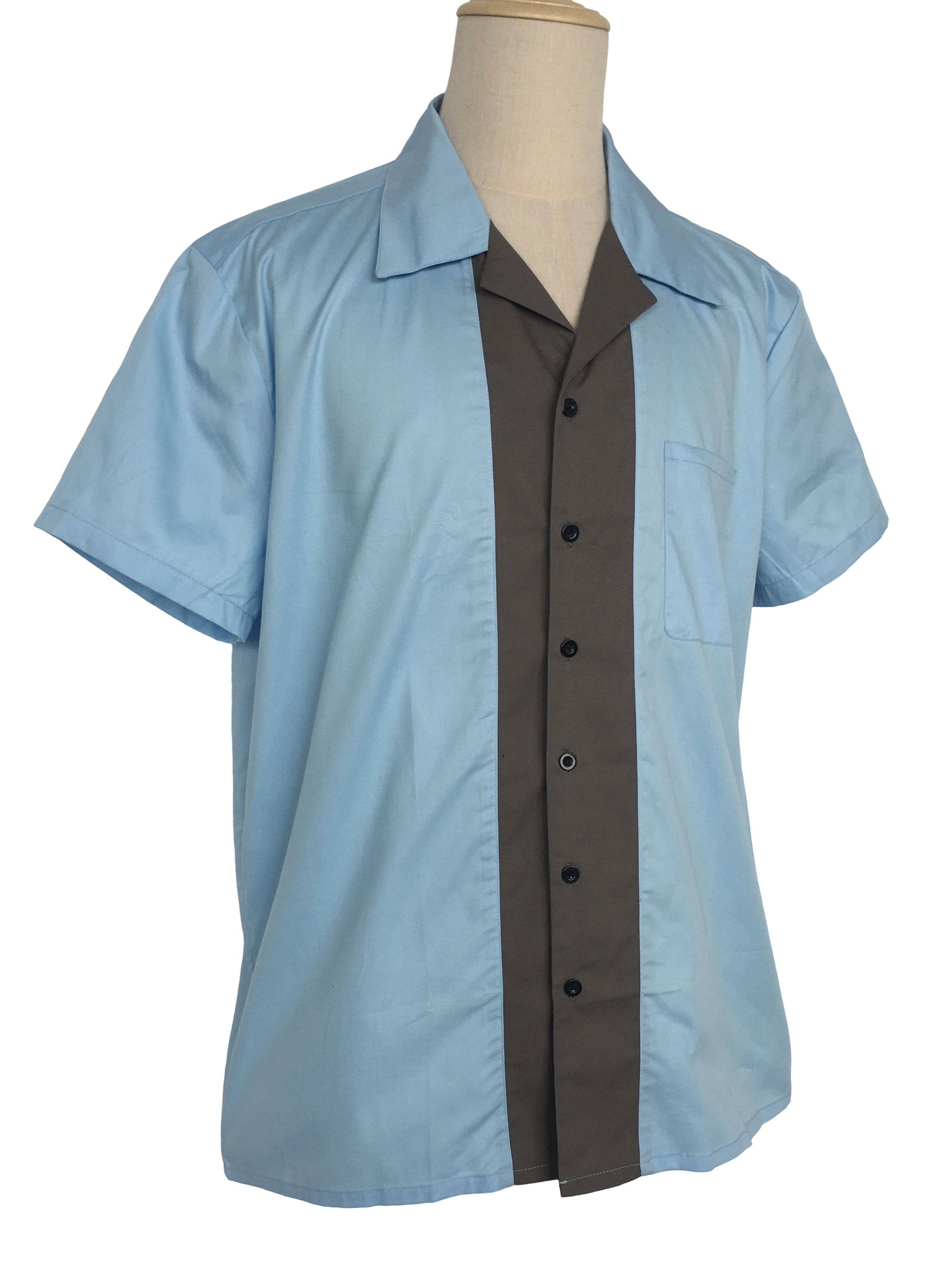 Other Bowling Shirts Blue Vintage Casual Shirts Size US XXL / EU 58 / 5 - 2 Thumbnail