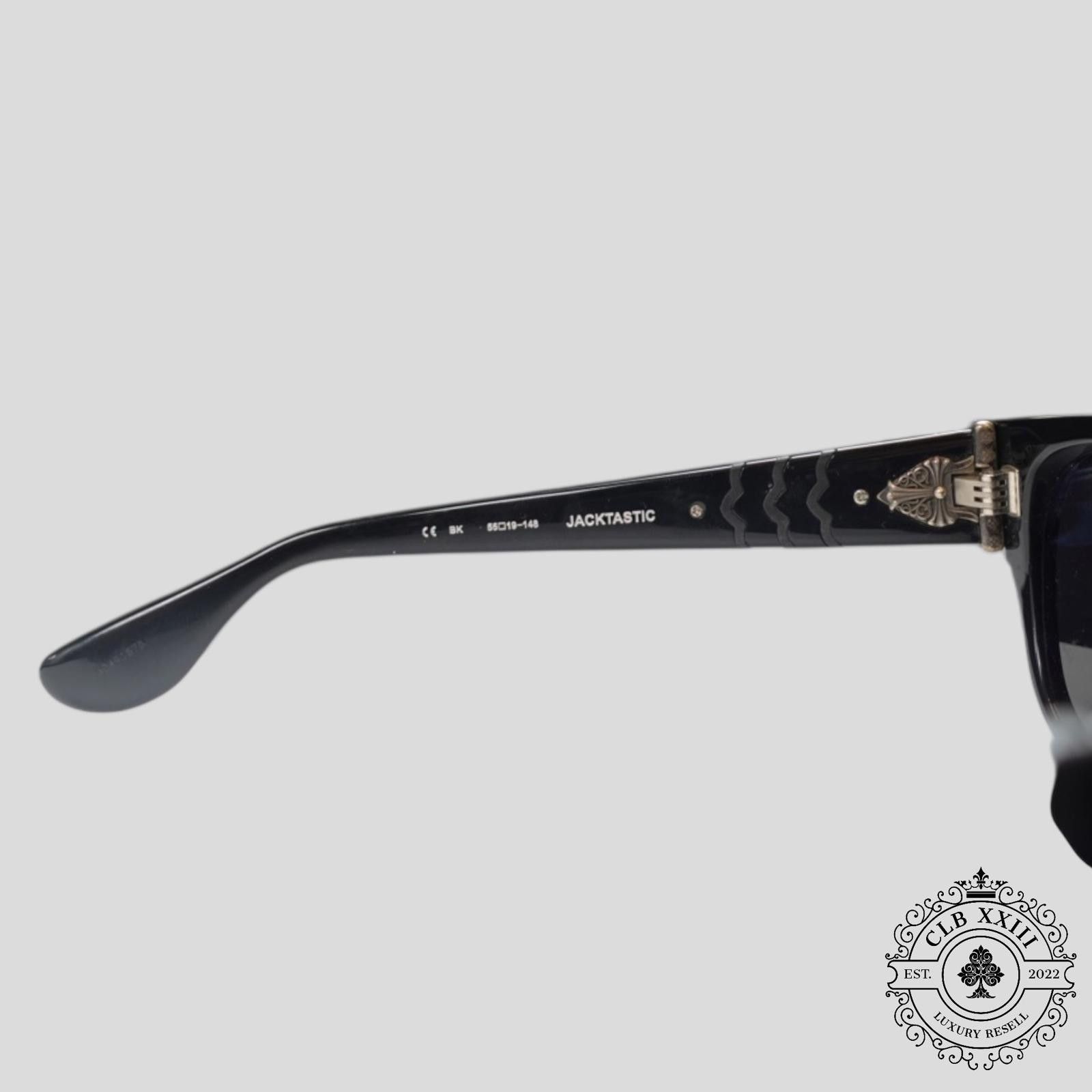Chrome Hearts Chrome Hearts Jacktastic Glasses in Black/Silver Size ONE SIZE - 3 Thumbnail