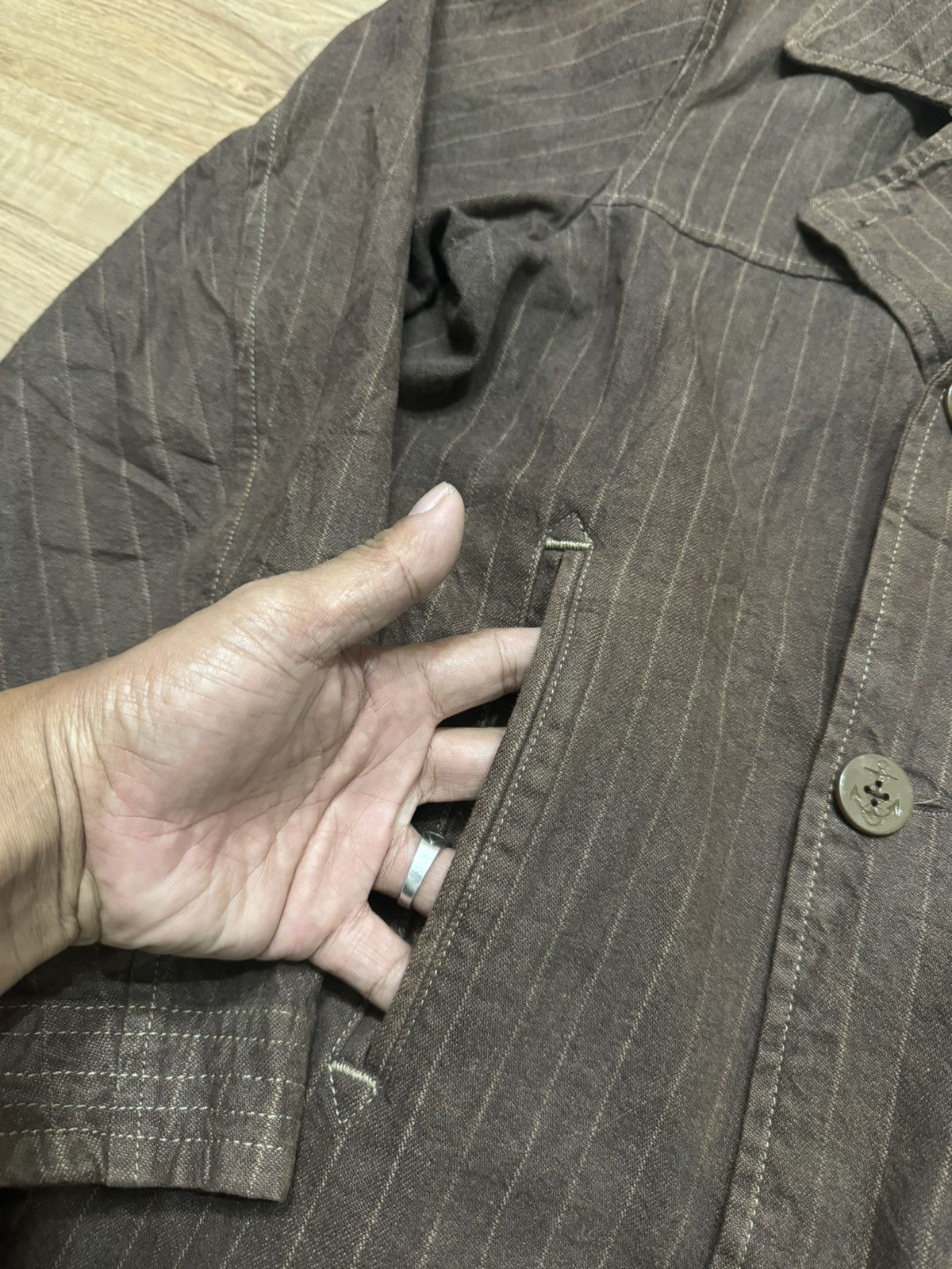 If Six Was Nine × Japanese Brand × Number (N)ine BRTH X NUMBER NINE DOUBLE COLLAR JACKET Size US L / EU 52-54 / 3 - 3 Thumbnail