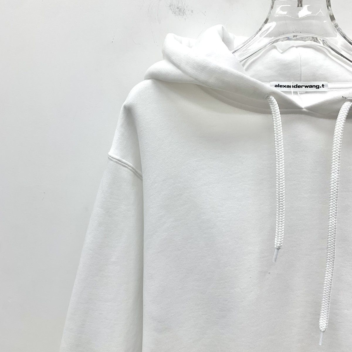 Alexander Wang Alexander Wang White Hooded Long Sleeve Sweatshirt K26WX Size XXS / US 00 / IT 34 - 3 Thumbnail
