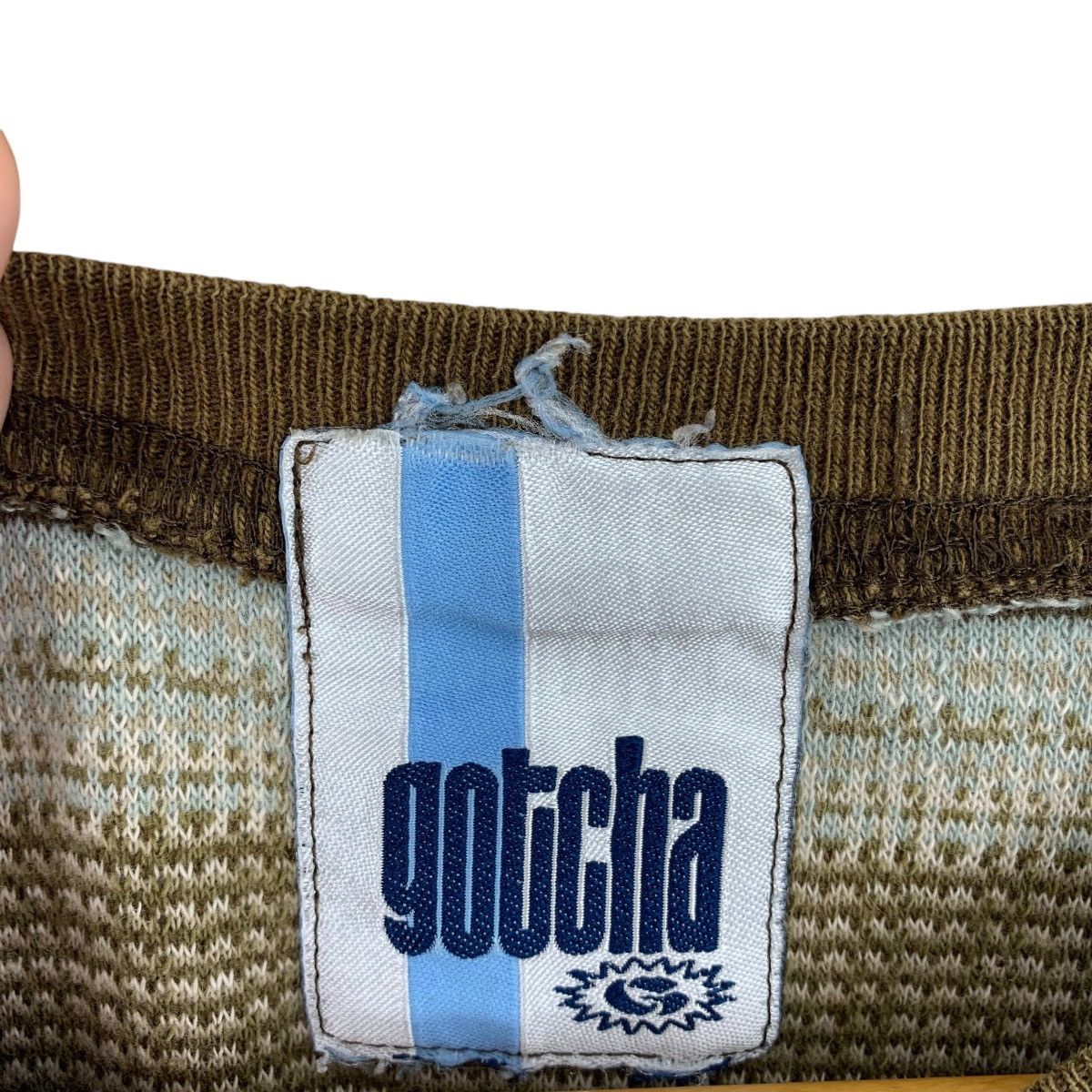Gotcha × Vintage Vintage GOTCHA surfing stripe pocket surftee Size US L / EU 52-54 / 3 - 3 Thumbnail