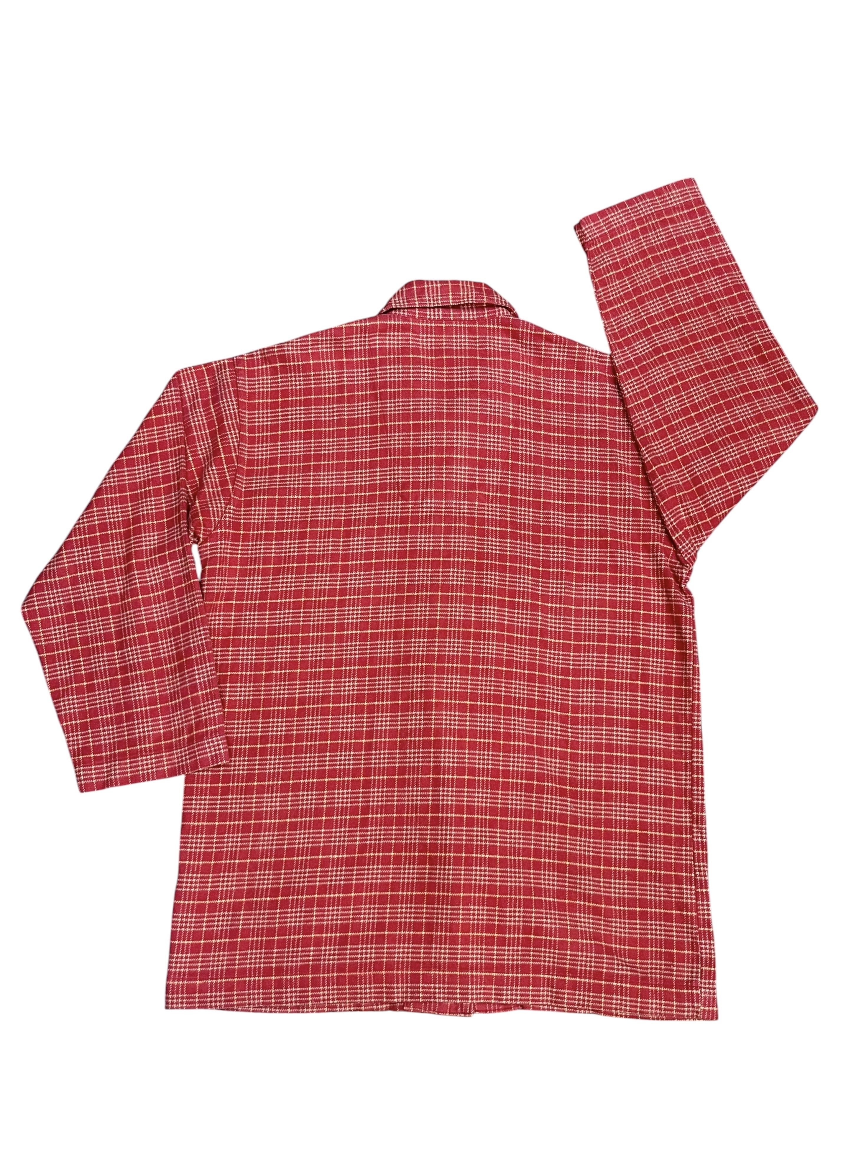 Burberry RARE Vintage Burberry Red Nova Check Japan Cotton Pajama Set Size US S / EU 44-46 / 1 - 6 Thumbnail