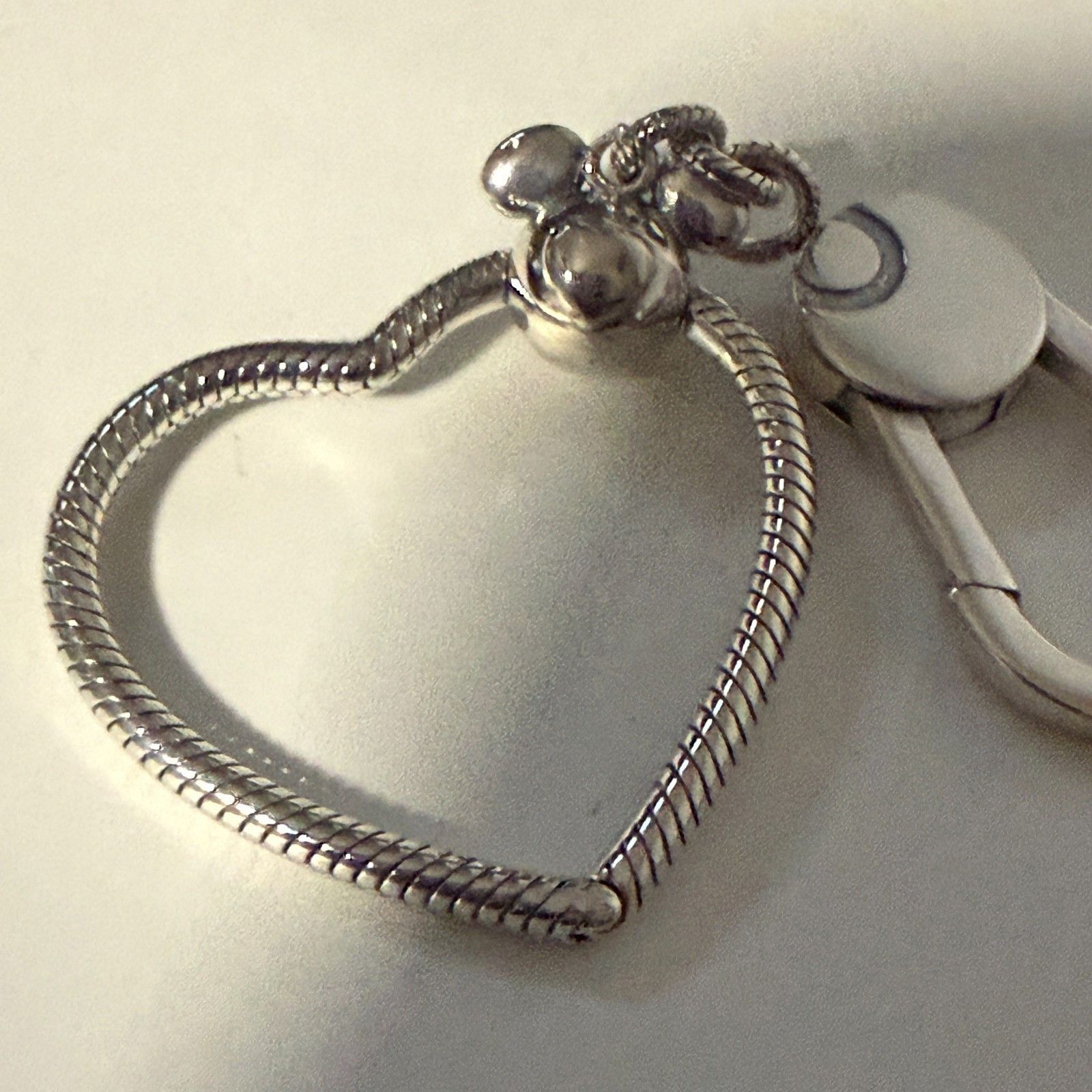 Other Sterling Silver Minnie Ears Heart Believe In Magic Clasp Key Size ONE SIZE - 5 Thumbnail