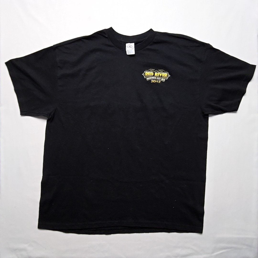 Delta 2012 Red River Memorial Day Run Motorcycle Black 2XL Shirt Size US XXL / EU 58 / 5 - 3 Thumbnail