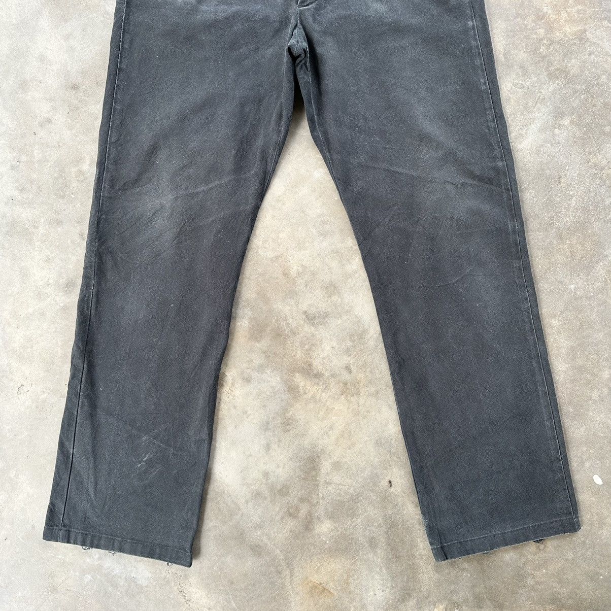 Japanese Brand Vintage Japanese Black Distressed Casual Trousers Pants Size US 32 / EU 48 - 3 Thumbnail