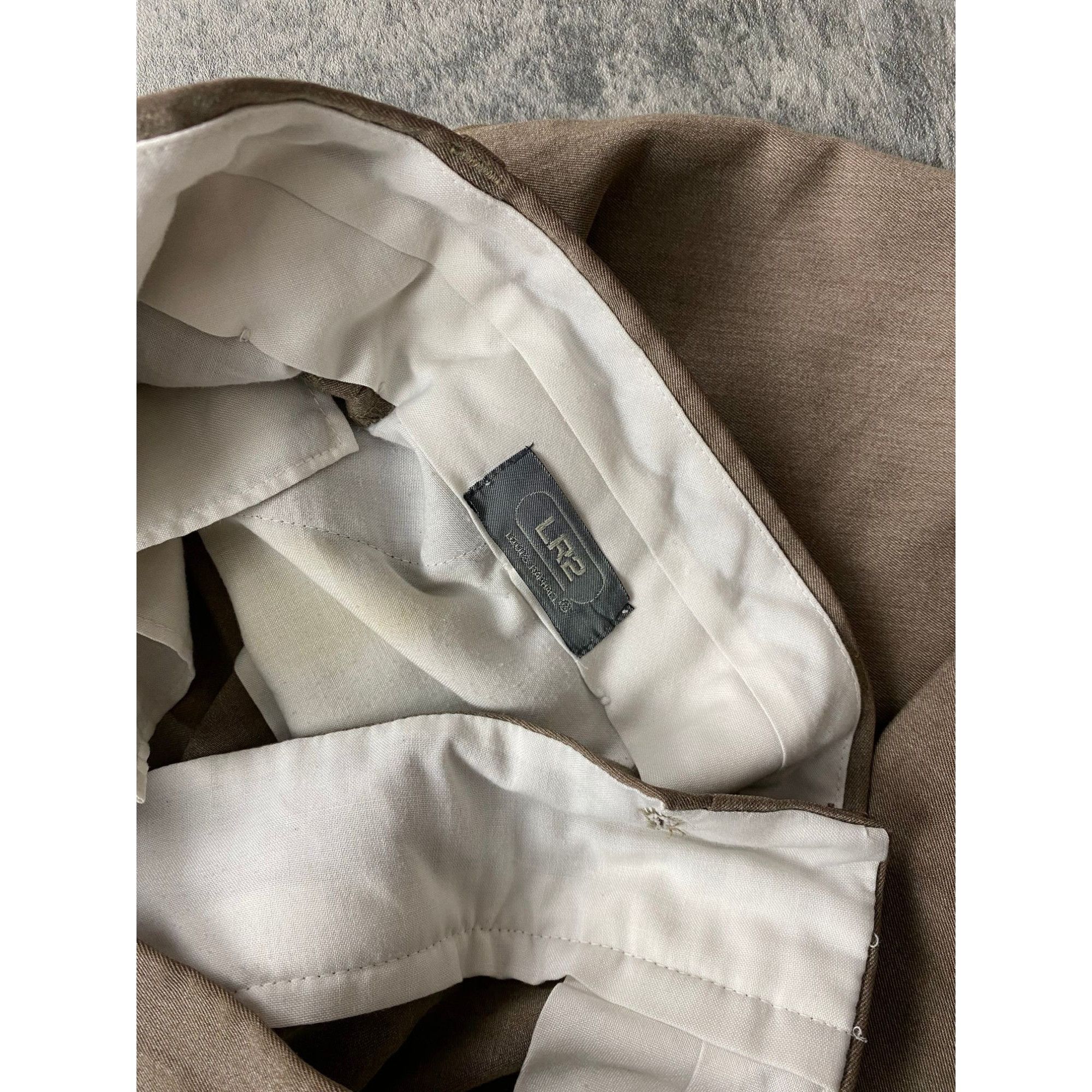 Vintage Vintage LR2 Louis Raphael Dress Pants Pleated Size US 34 / EU 50 - 4 Thumbnail