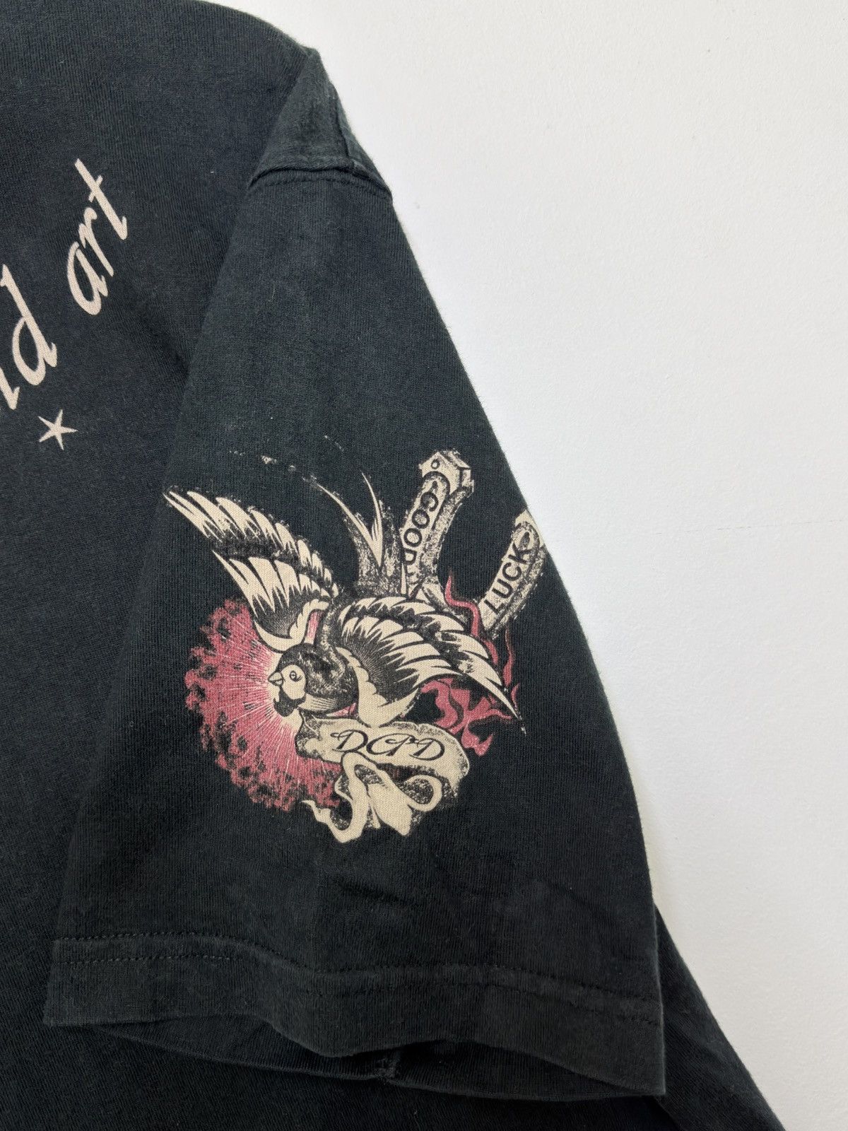 Vintage Vintage Blood Message Swallow Tattoo Graphic Tee Japan Size US S / EU 44-46 / 1 - 7 Thumbnail