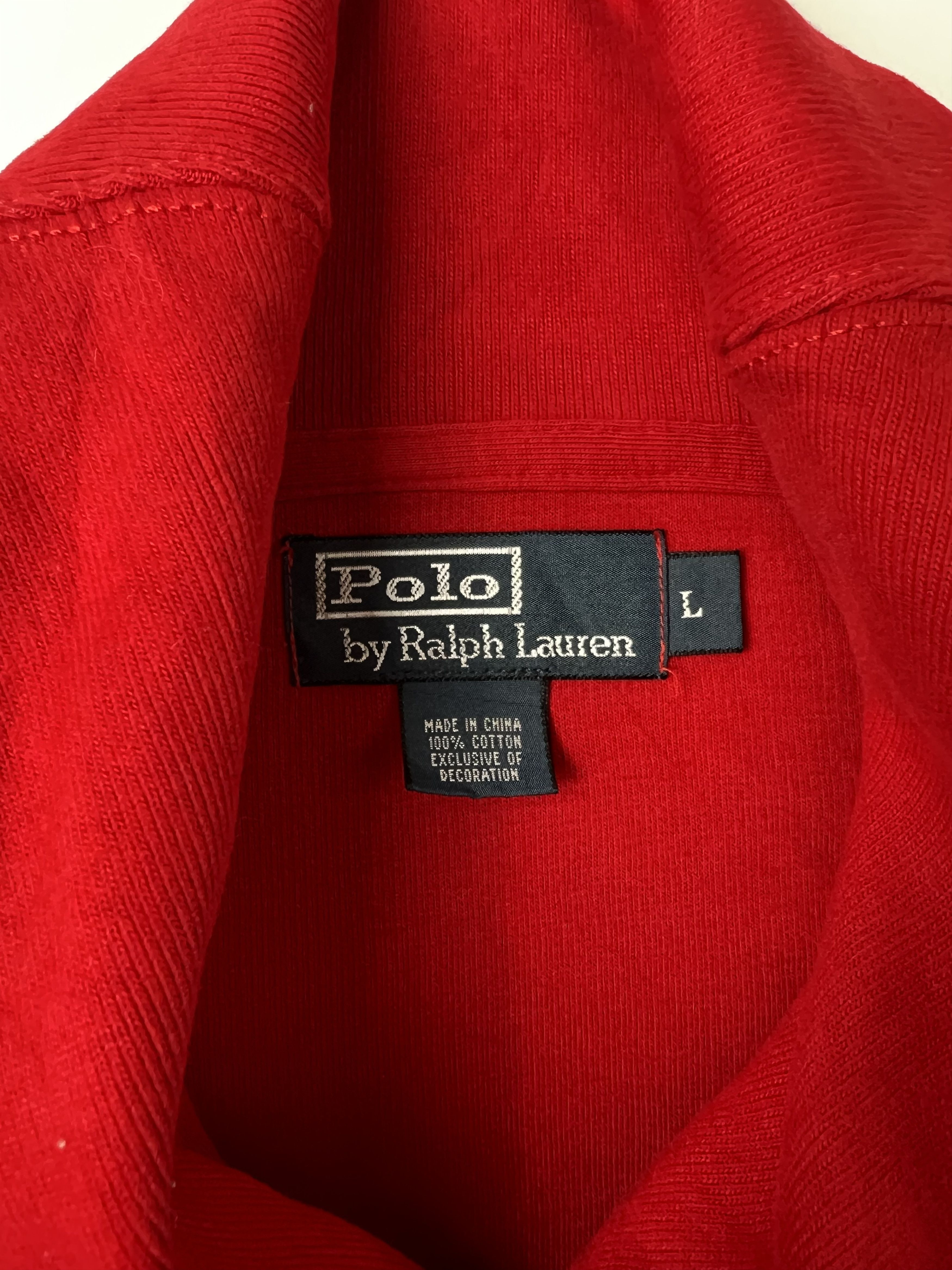 Polo Ralph Lauren Ralph Lauren Cotton Sweater Shawl Collar Red Large Size US L / EU 52-54 / 3 - 5 Thumbnail