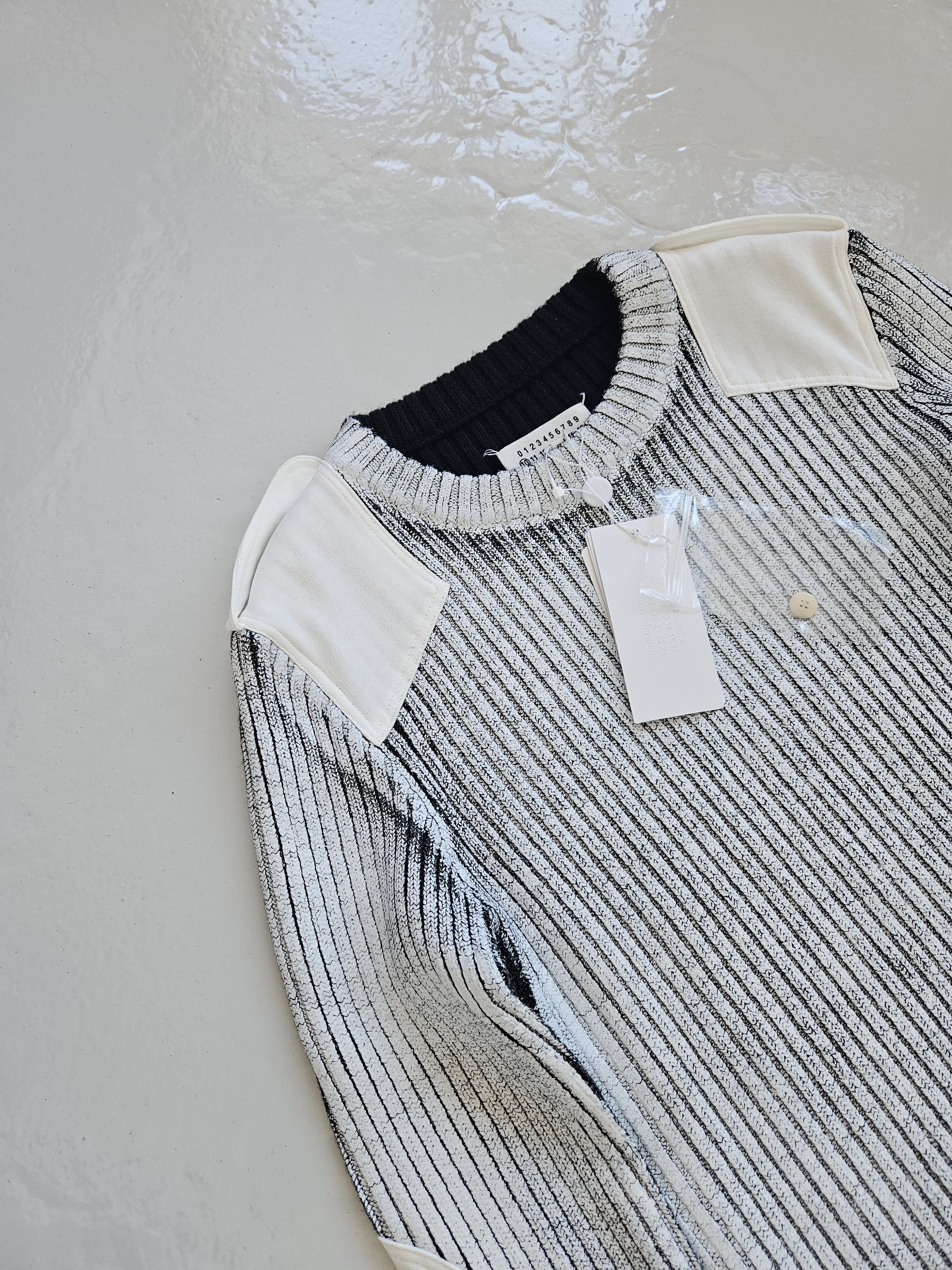 Maison Margiela AW2018 Maison Margiela handpainted ribbed sweater Size US S / EU 44-46 / 1 - 4 Thumbnail