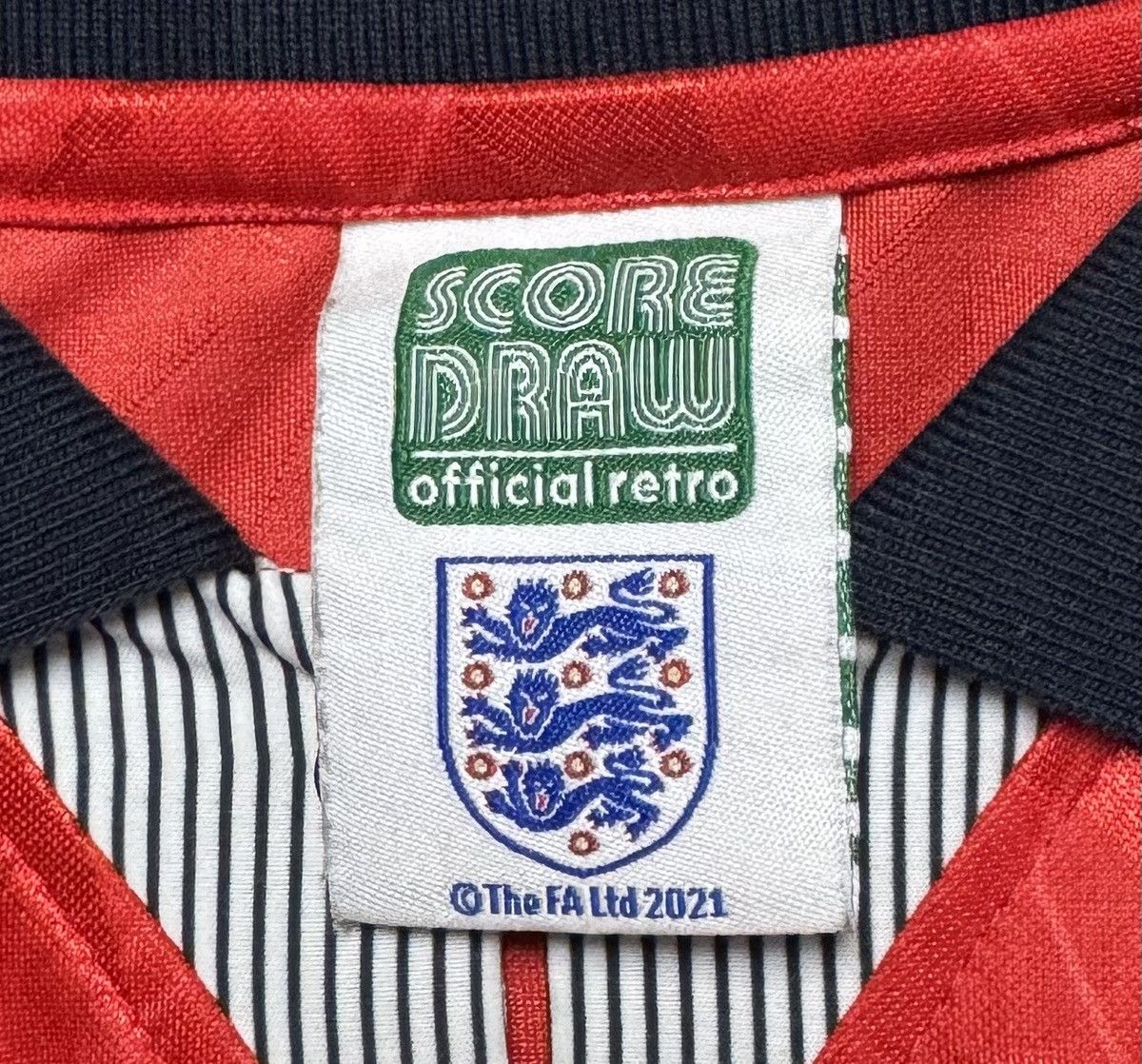 Vintage England 1990 1992 Away Football Soccer Jersey Vintage Size US S / EU 44-46 / 1 - 9 Thumbnail