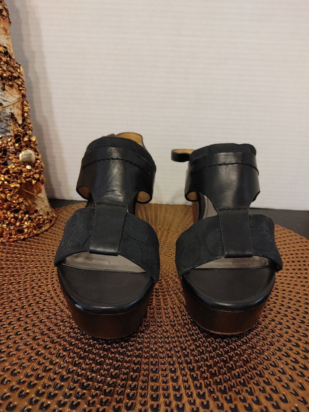 Coach Coach Wedges Sandals Size 7.5 Size US 7.5 / IT 37.5 - 1 Thumbnail