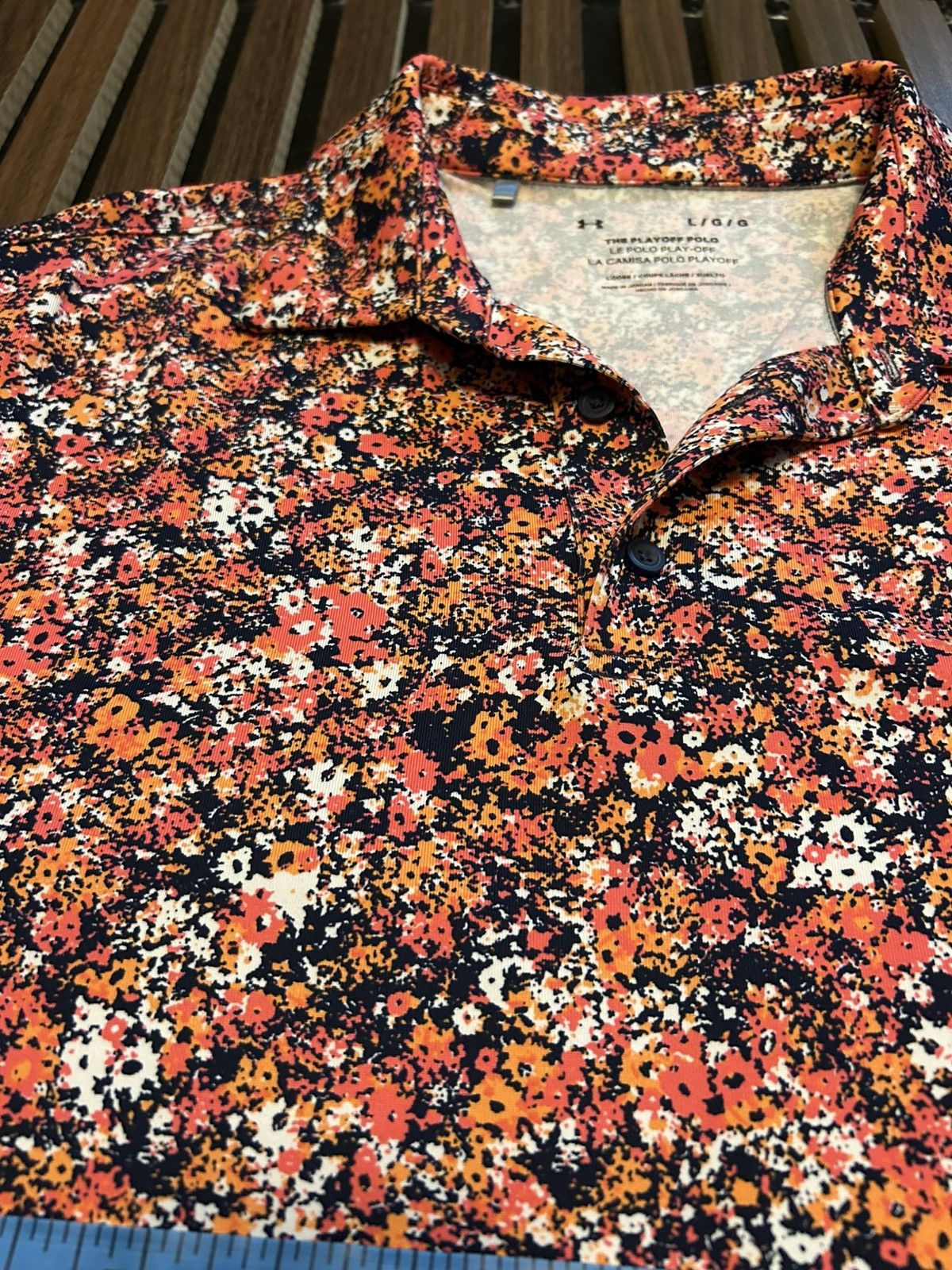 Under Armour Under Armour Floral Golf Polo Size US L / EU 52-54 / 3 - 4 Thumbnail
