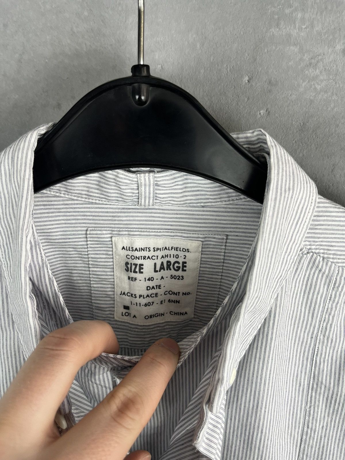 Allsaints Allsaints avant garde shirt Size US L / EU 52-54 / 3 - 7 Thumbnail
