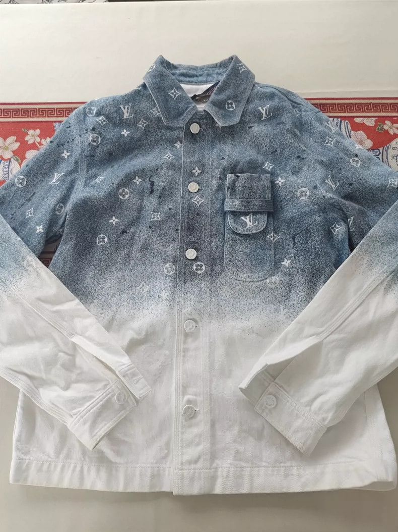 Louis Vuitton Louis Vuitton Gradient Denim Shirt Size US XS / EU 42 / 0 - 1 Thumbnail