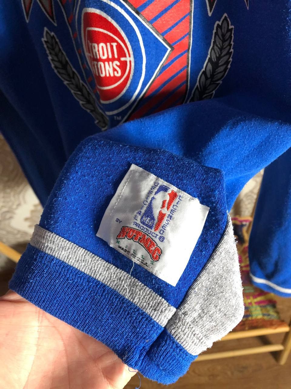 Nutmeg VINTAGE NUTMEG DETROIT PISTONS NBA 1989 SWEATSHIRT Y2K 90s Size US XL / EU 56 / 4 - 6 Thumbnail