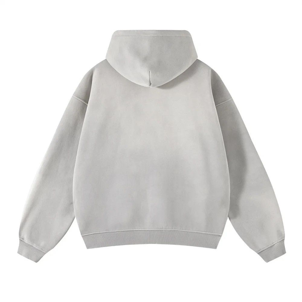 Other Streetwear Loose Washed Zipper Hoodie Sweater Size US XXL / EU 58 / 5 - 2 Thumbnail
