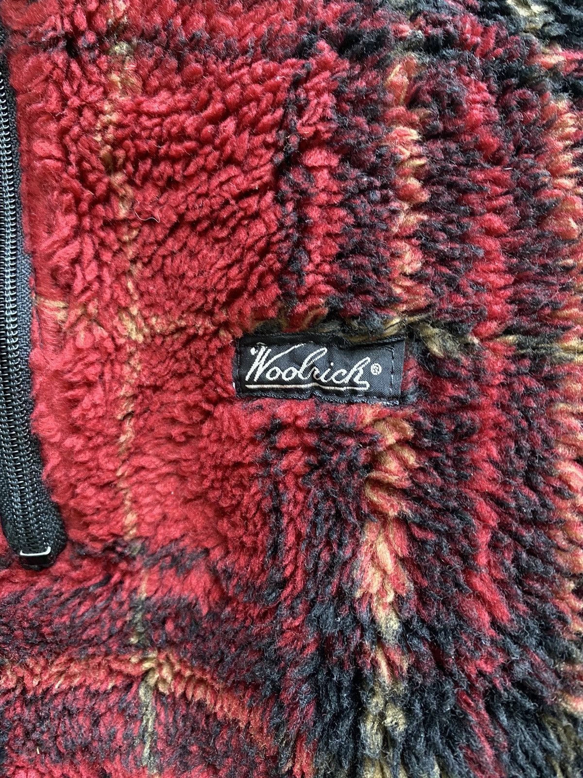 Woolrich Woolen Mills Vintage Woolrich Half Zipper Rugged Outwear Deep Pile Fleece Size US M / EU 48-50 / 2 - 5 Thumbnail
