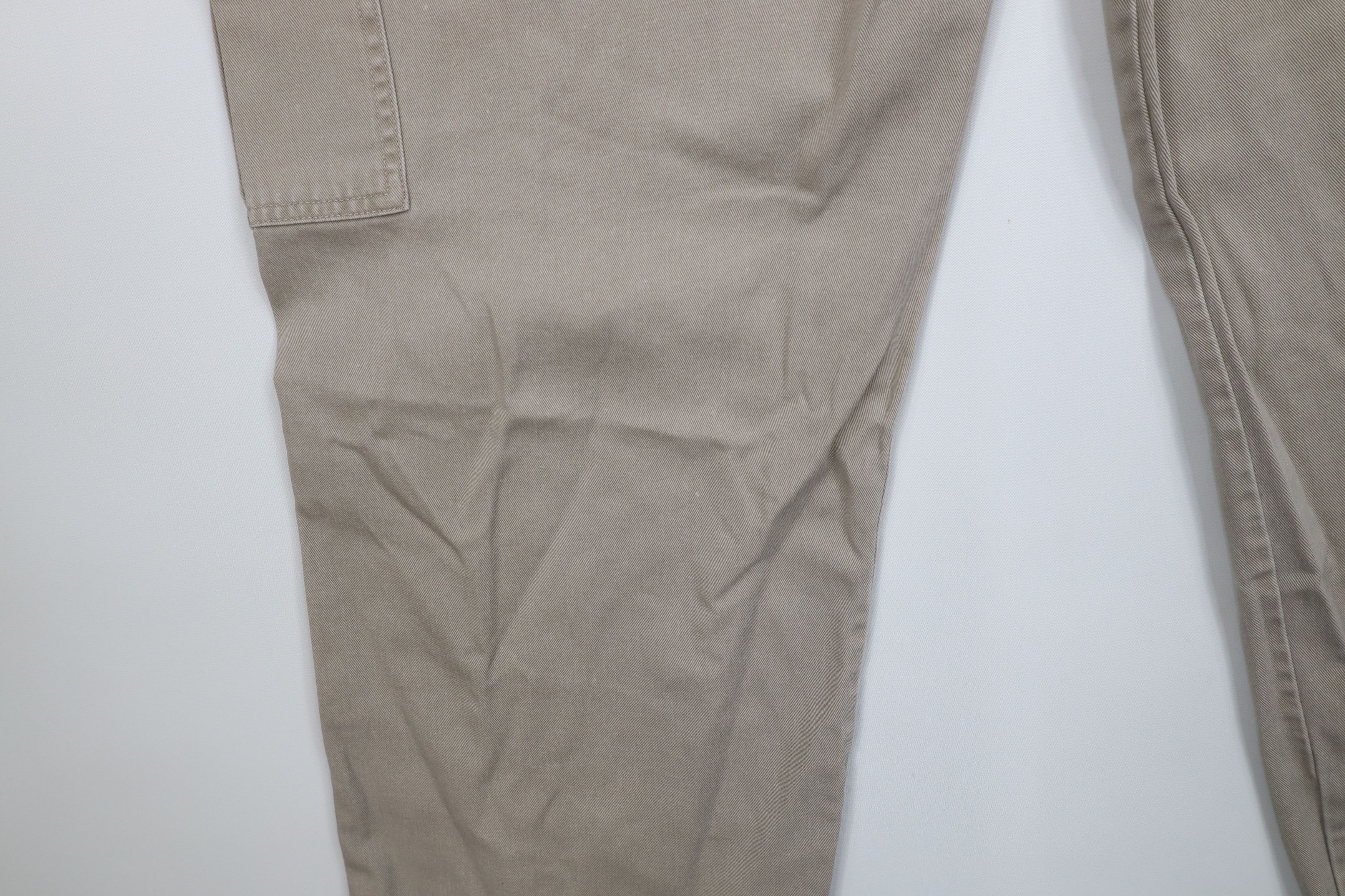 Vintage Vintage 90s Bum Equipment Baggy Wide Leg Cargo Pants Beige Size US 34 / EU 50 - 12 Thumbnail