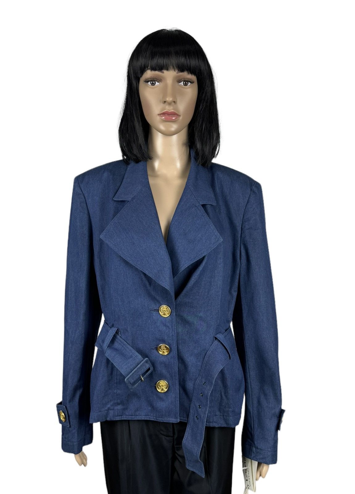 Guy Laroche × Vintage Vintage Guy Laroche Belted Jacket Diffusion Deadstock Size XL / US 12-14 / IT 48-50 - 9 Thumbnail