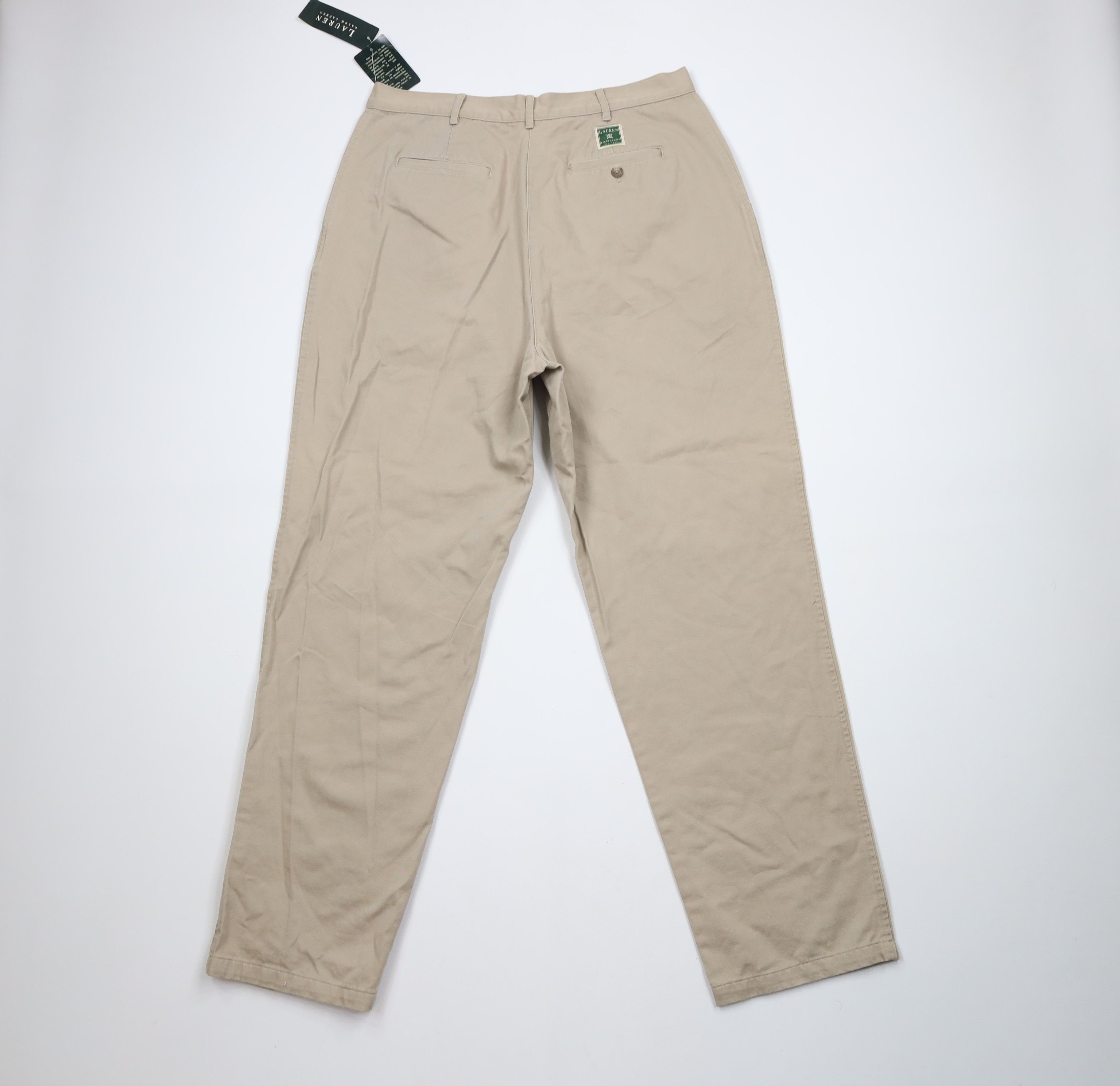 Ralph Lauren × Vintage Deadstock Vintage 90s Ralph Lauren Relaxed Fit Chino Pants Size 38" / US 16 / IT 52 - 11 Thumbnail
